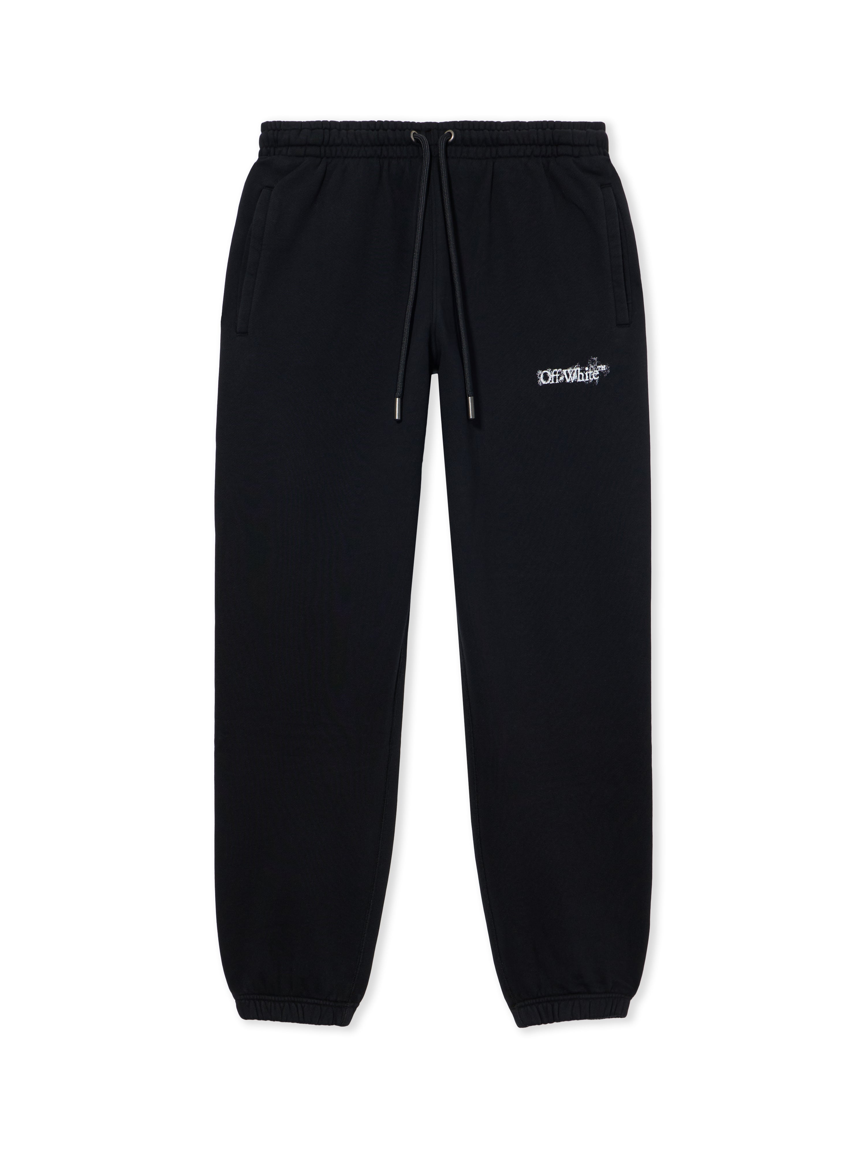 Off-White Heraldic Arrow Cuffed Sweatpant Black