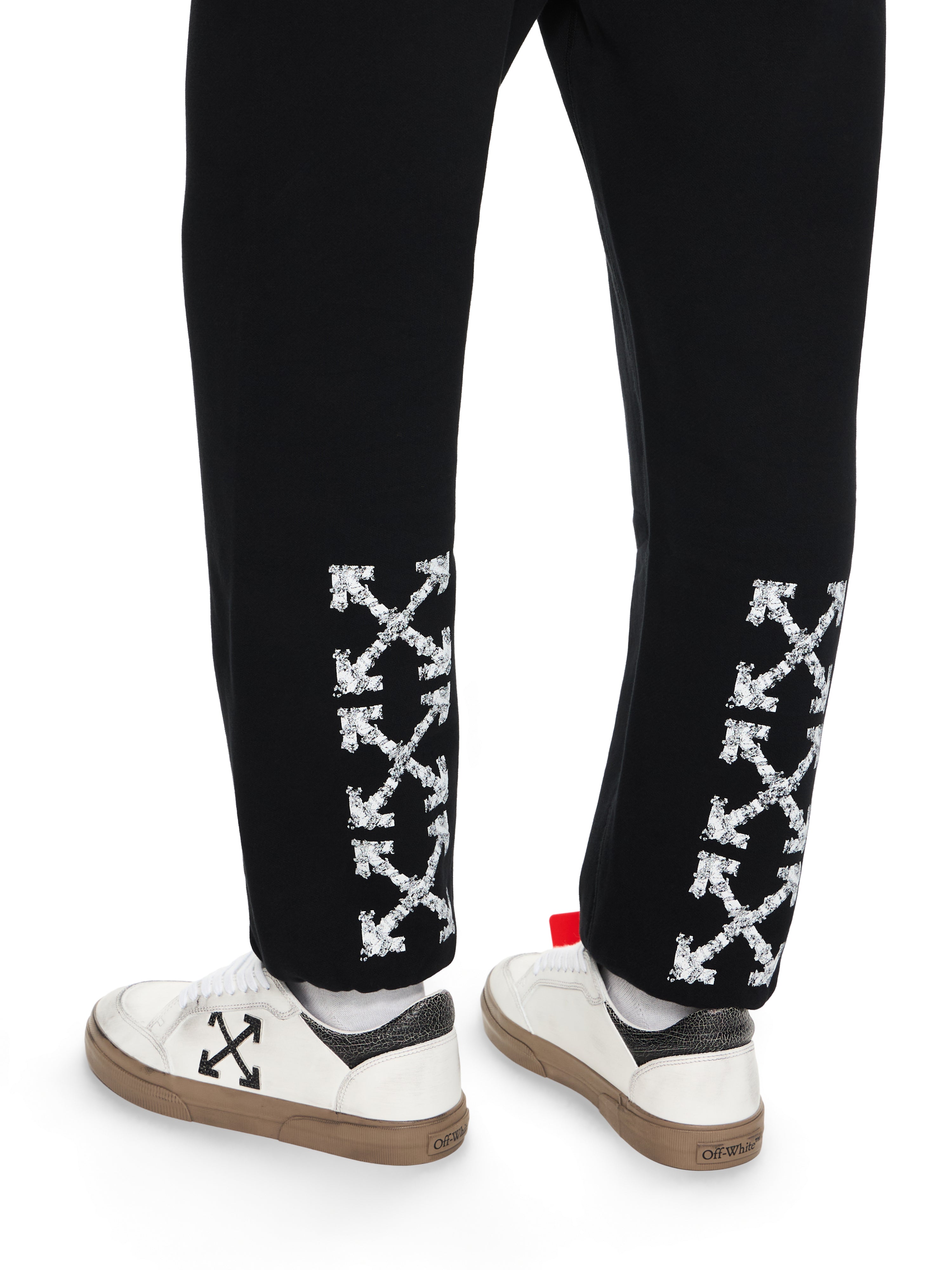 Off-White Heraldic Arrow Cuffed Sweatpant Black