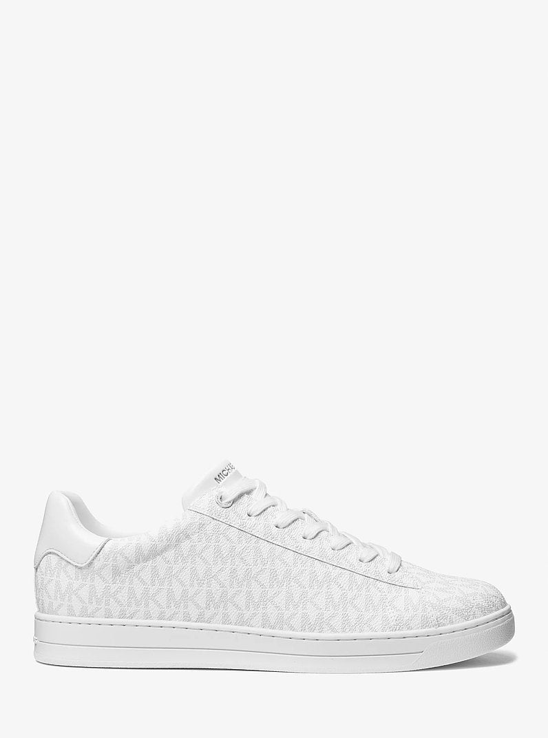 Michael Kors Jacob Signature Logo Sneaker BRIGHT WHT