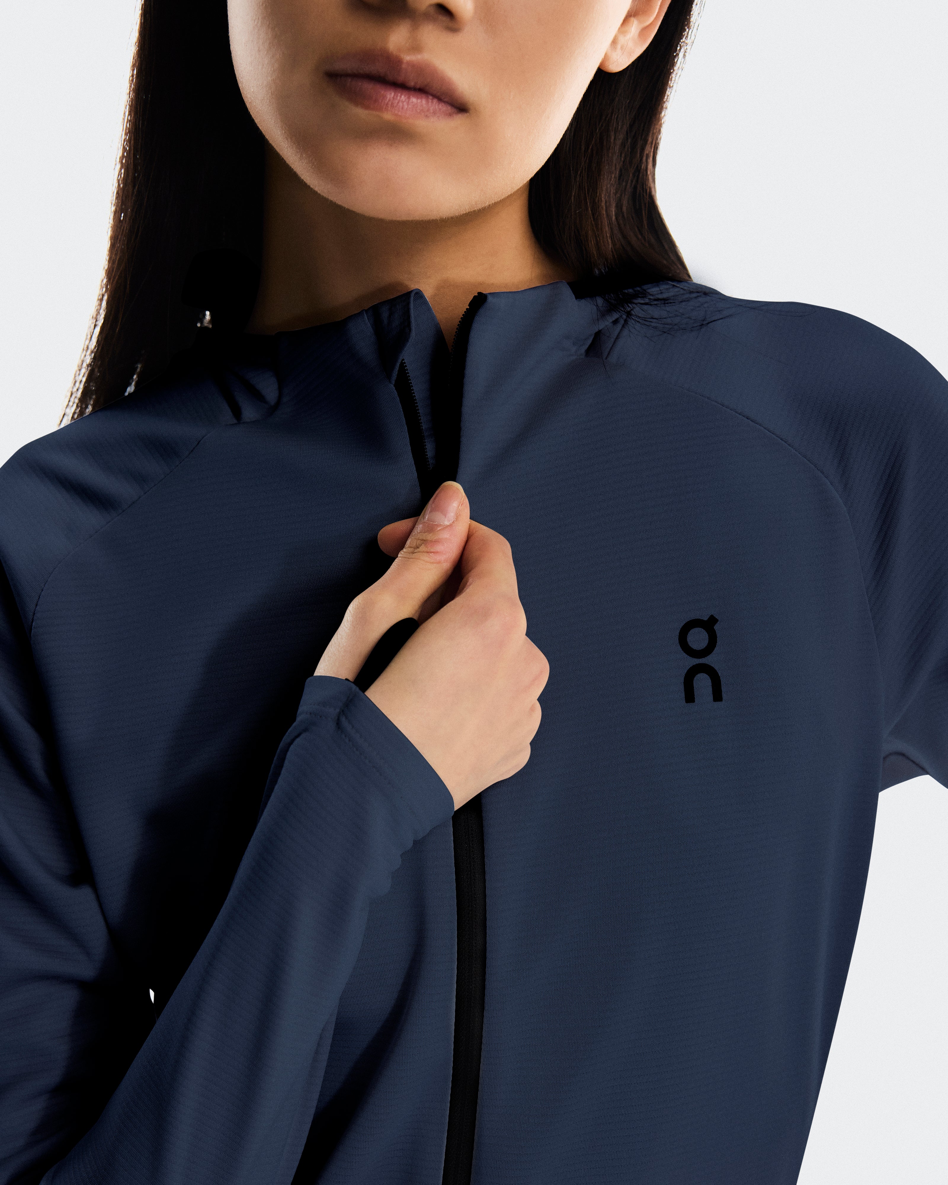 On Climate Zip Hoodie Navy (Women'S)