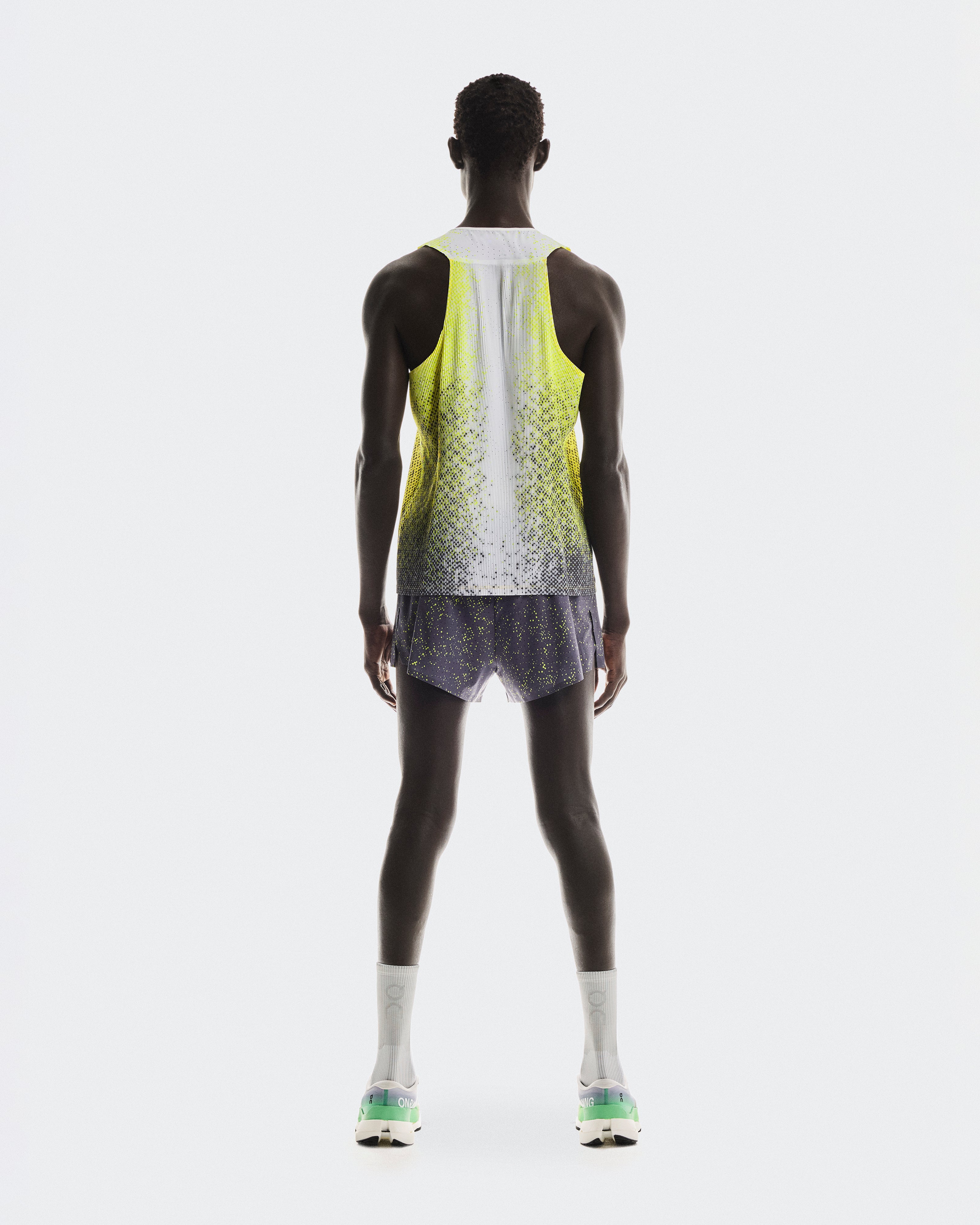 On Race Singlet Lime