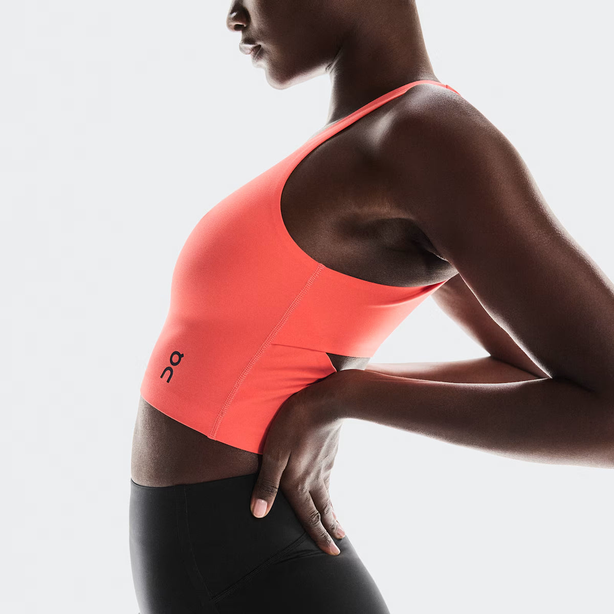 On Studio Open Back Crop Coral (Women'S)