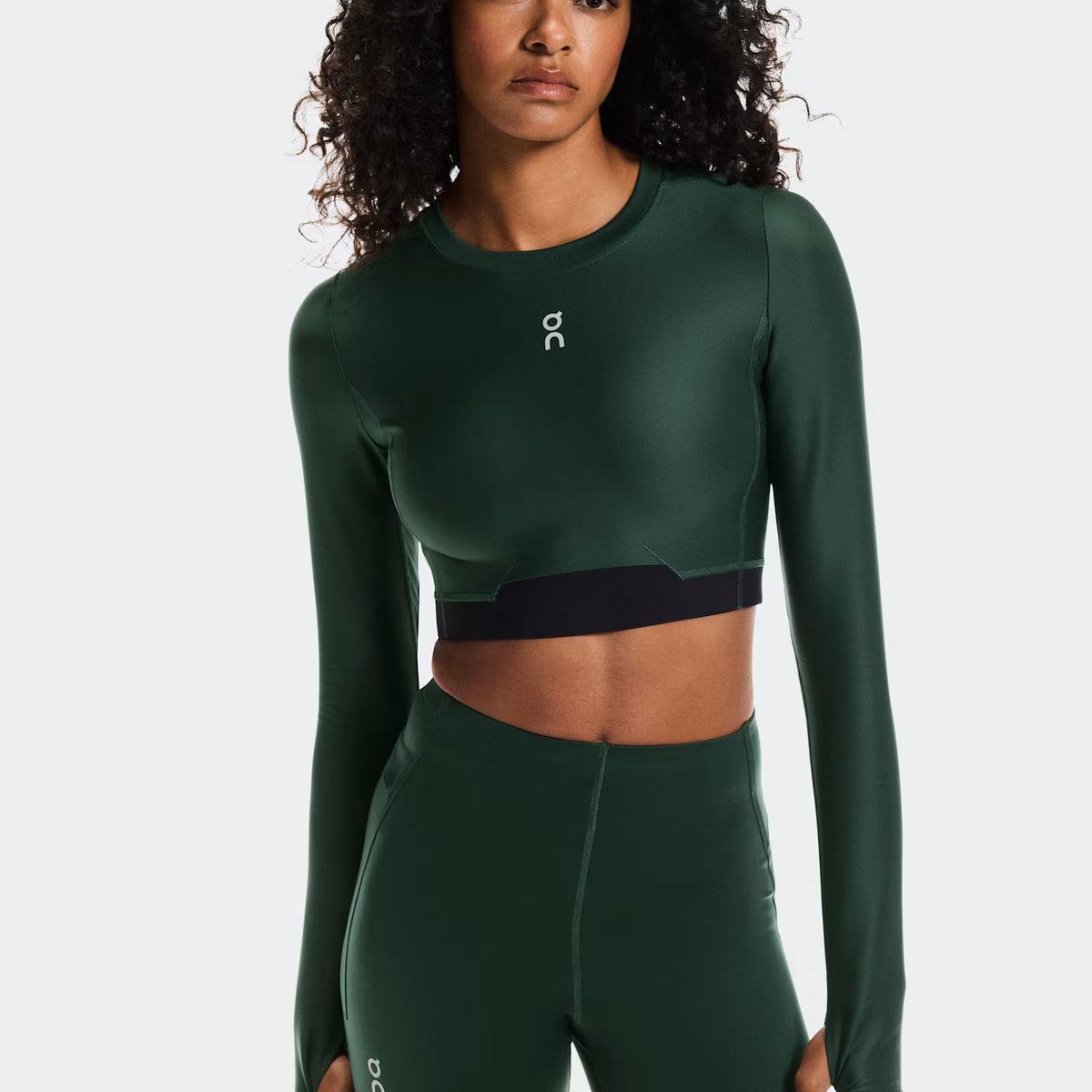 On Train Long Sleeve Crop Obsidian (Women'S)