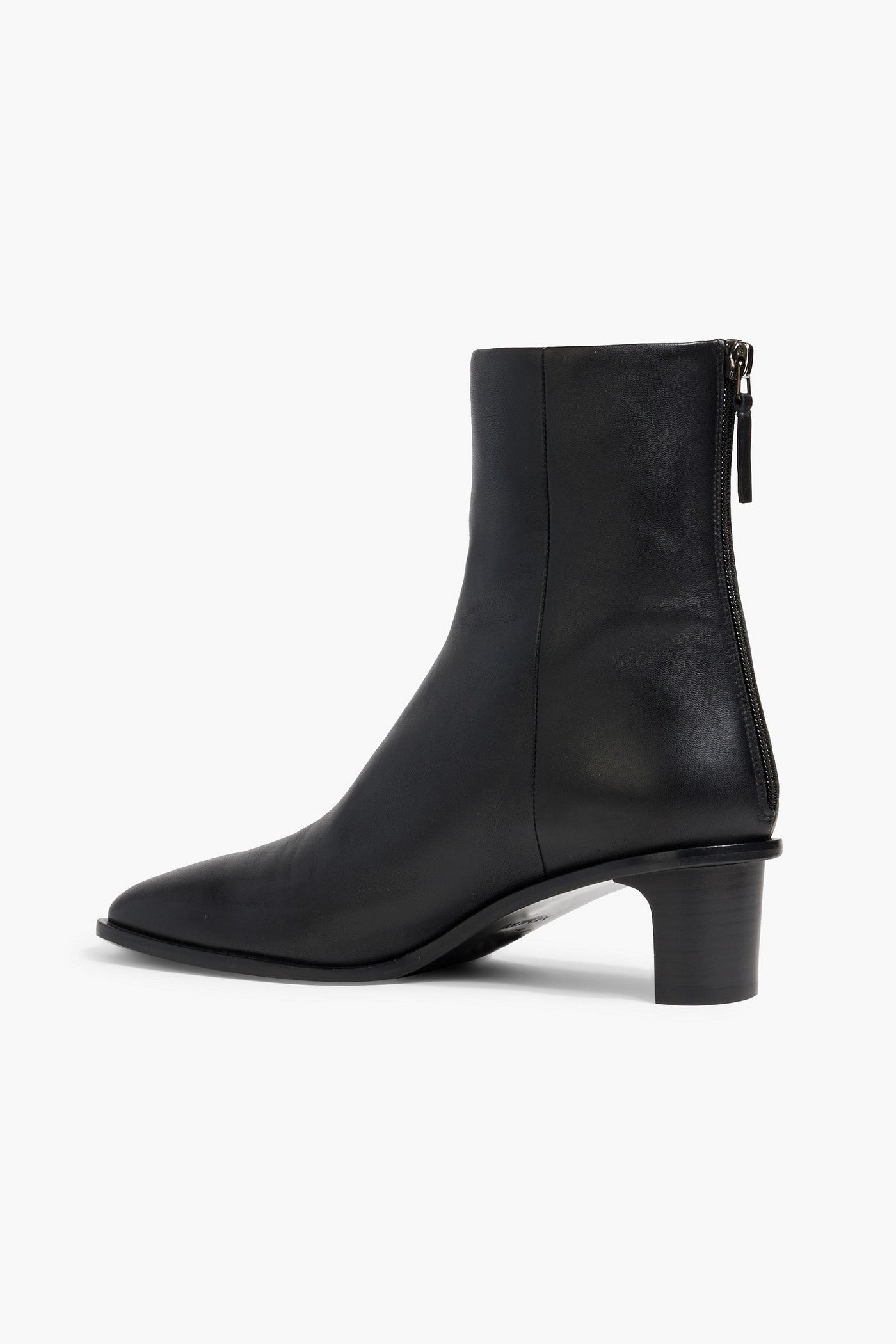 A.Emery Soma Leather Ankle Boots Black Women's