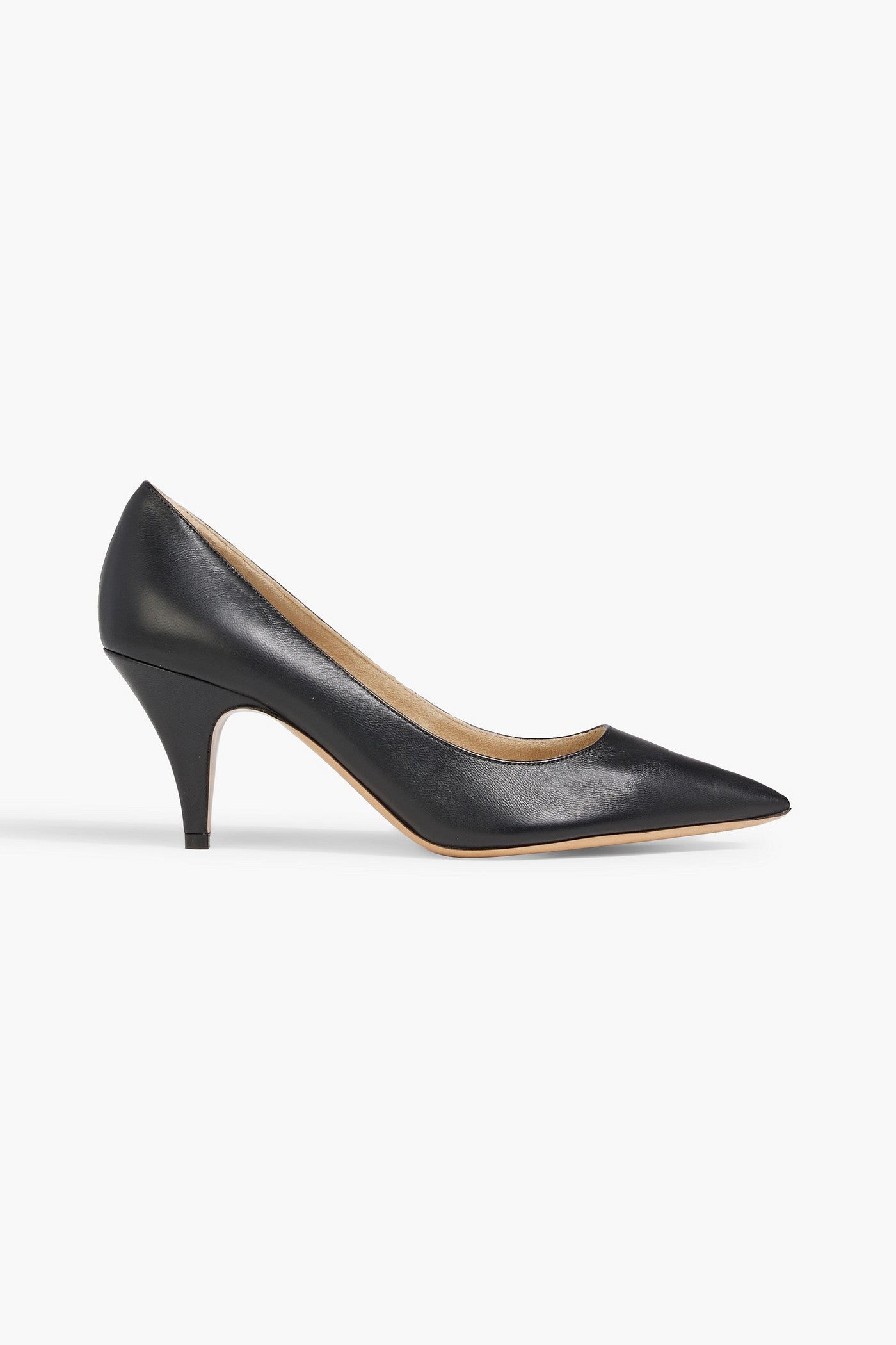Khaite River Leather Pumps Black Women's