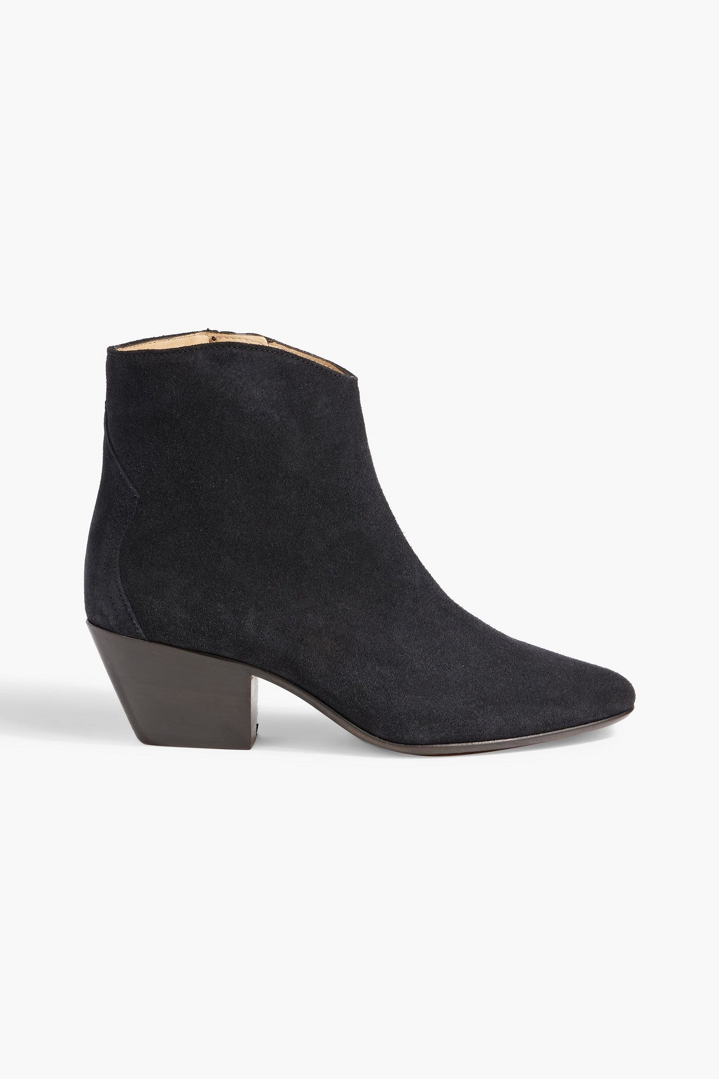 Isabel Marant Dacken Suede Ankle Boots Black Women's