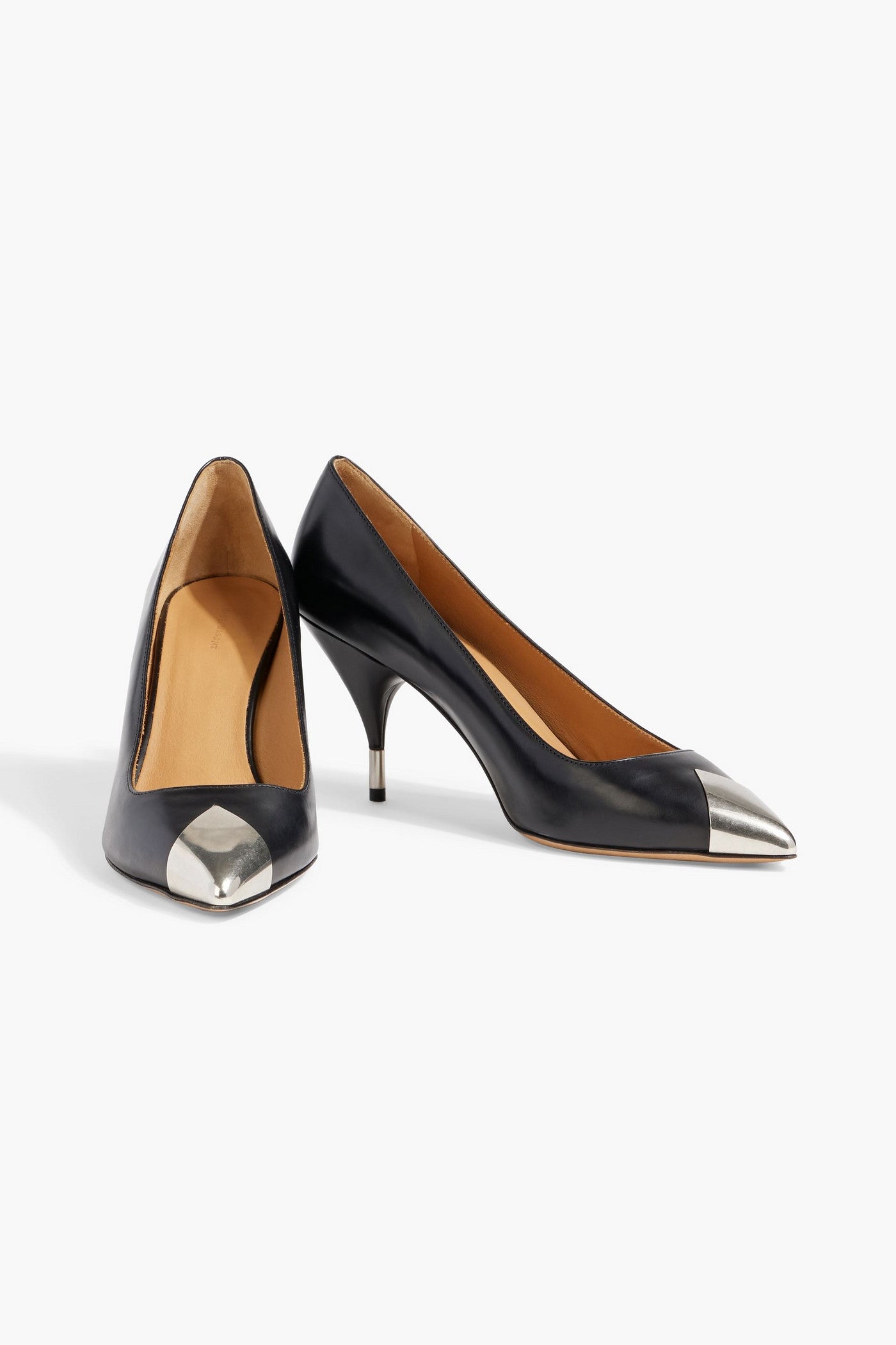 Isabel Marant Pryska Leather Pumps Black Women's