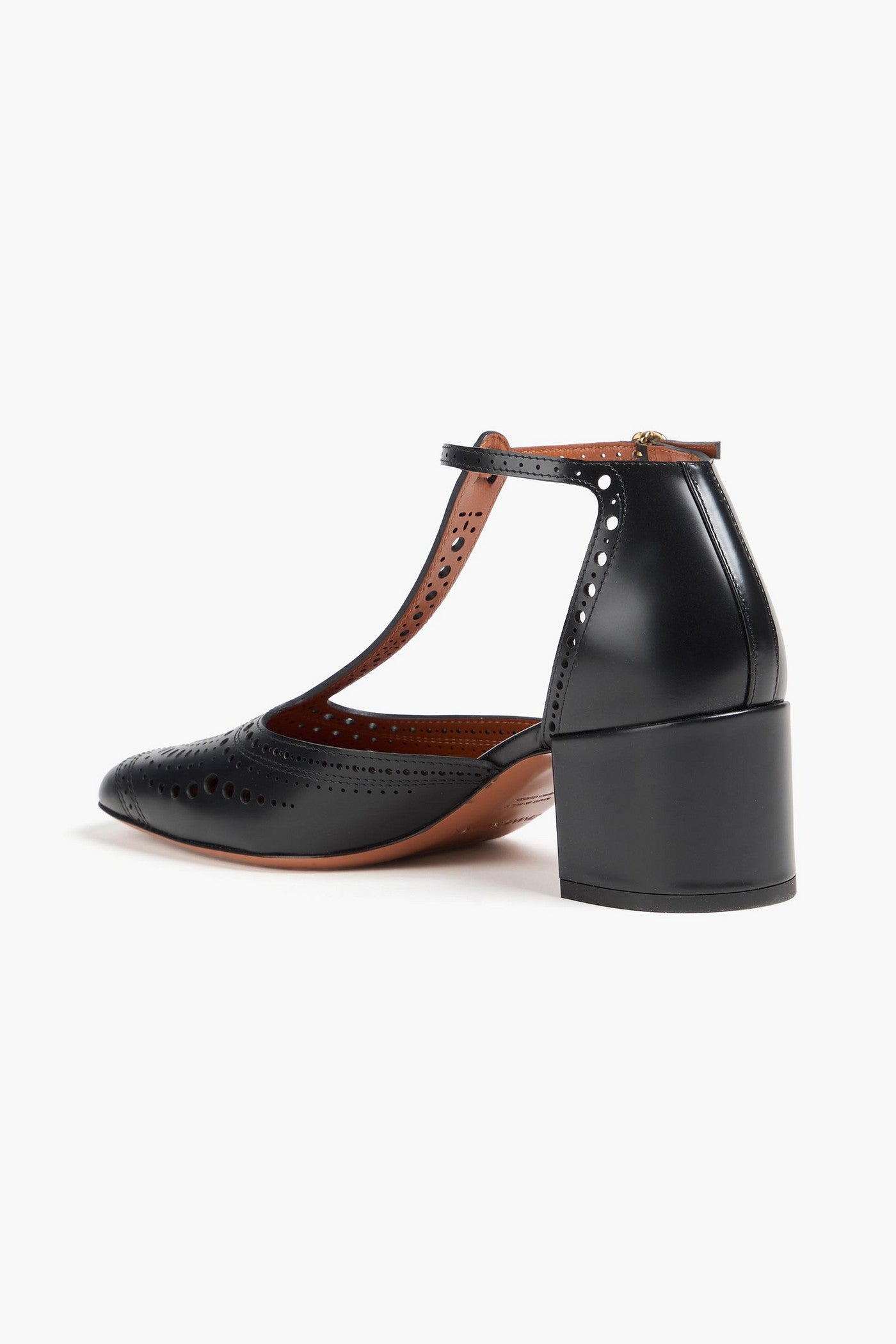Zimmermann Laser-Cut Leather Pumps Black Women's