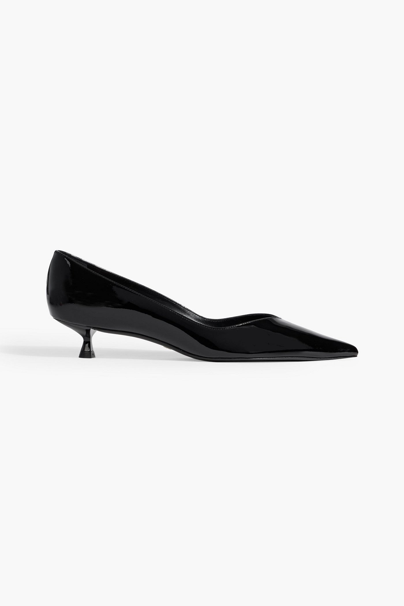 Stuart Weitzman Eva 35 Patent-Leather Pumps Black Women's