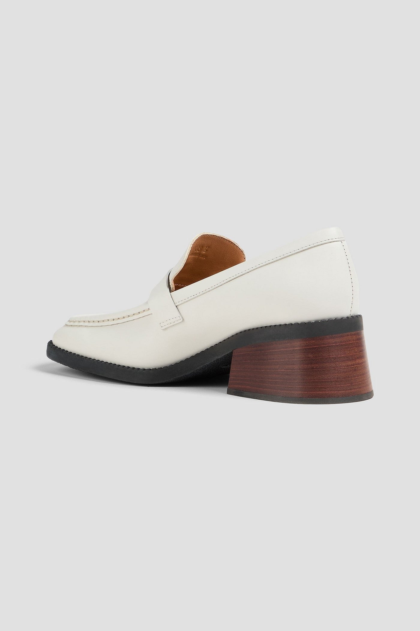 Tod's Embellished Leather Loafers White Women's