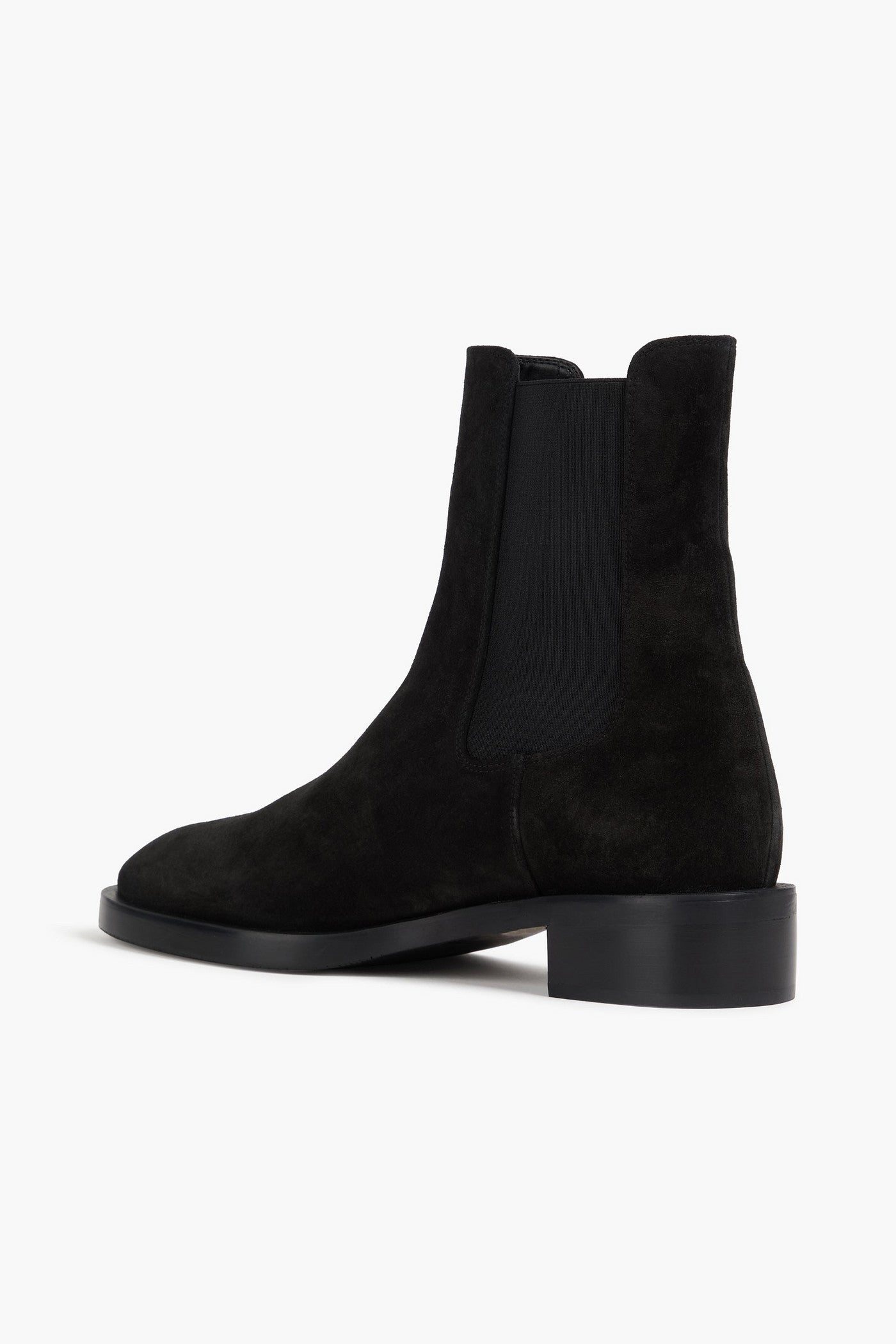 Stuart Weitzman Lenora Suede Chelsea Boots Black Women's