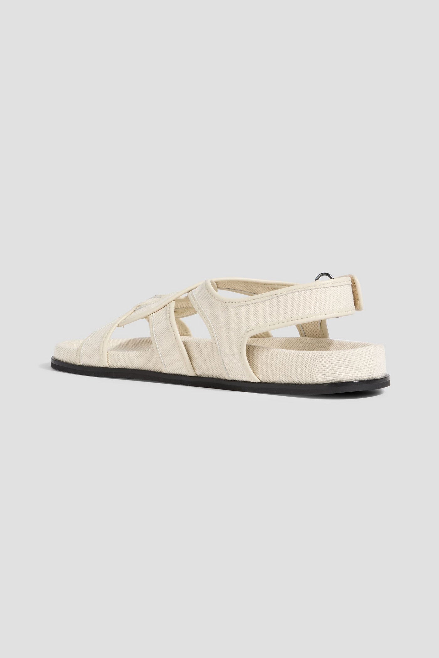 Toteme Canvas Slingback Sandals Ecru Women's