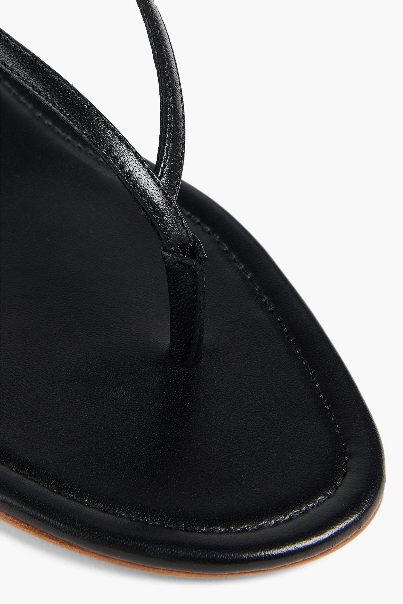 Gabriela Hearst Gia Leather Slingback Sandals Black Women's
