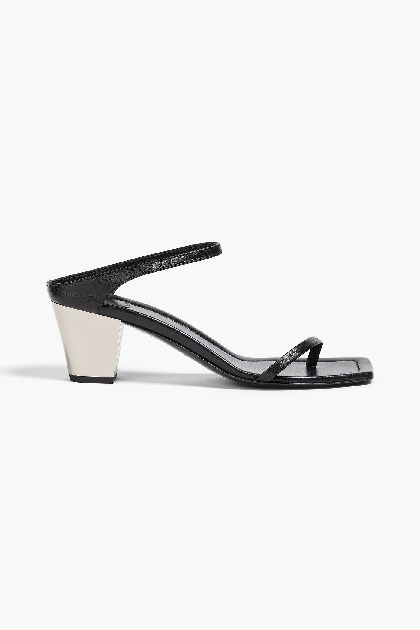 Toteme The City Leather Mules Black Women's