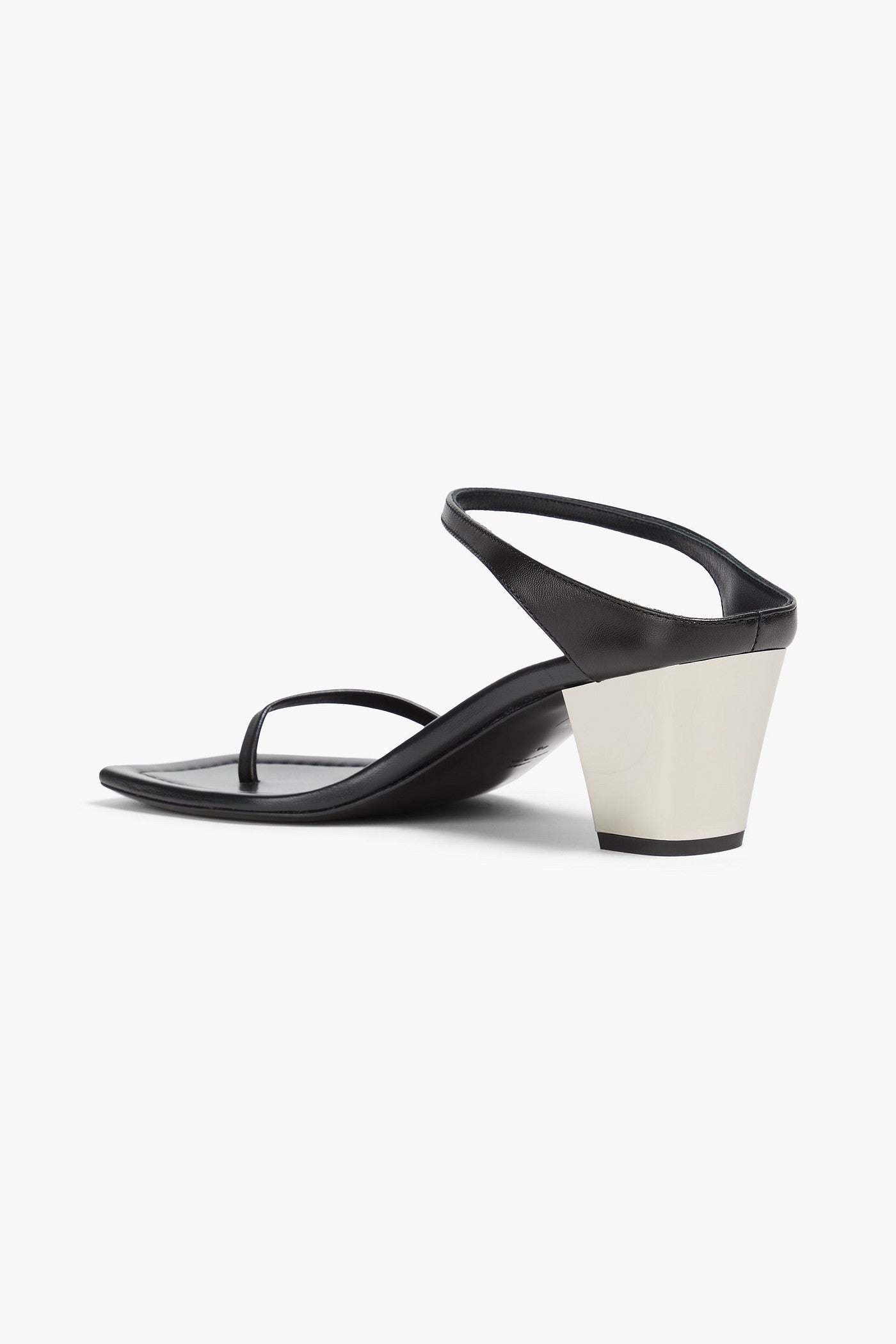 Toteme The City Leather Mules Black Women's