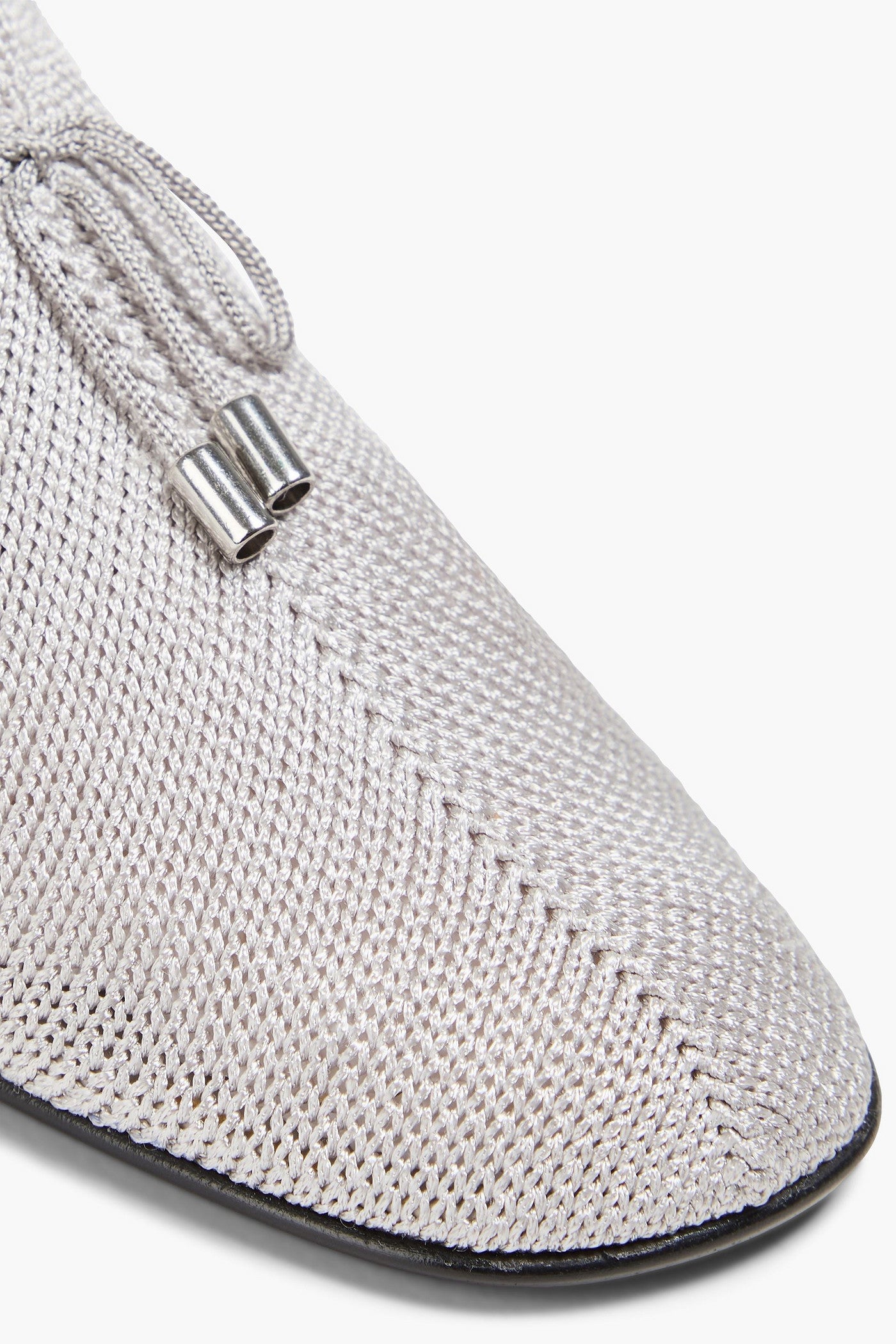 Toteme Knitted Flats Light Gray Women's