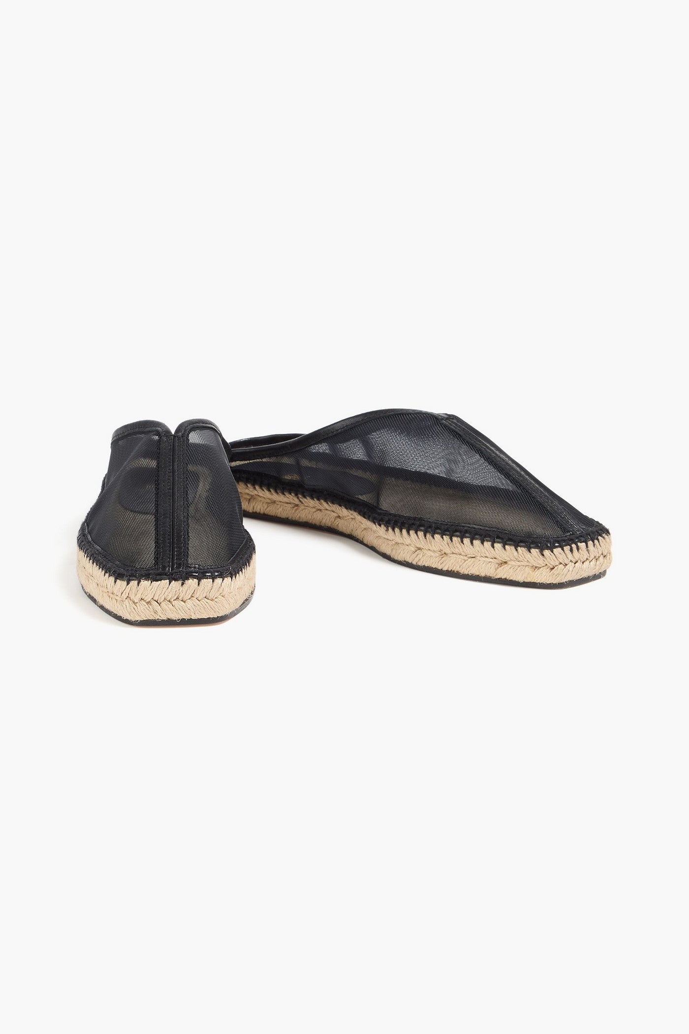 Toteme Mesh Espadrilles Black Women's