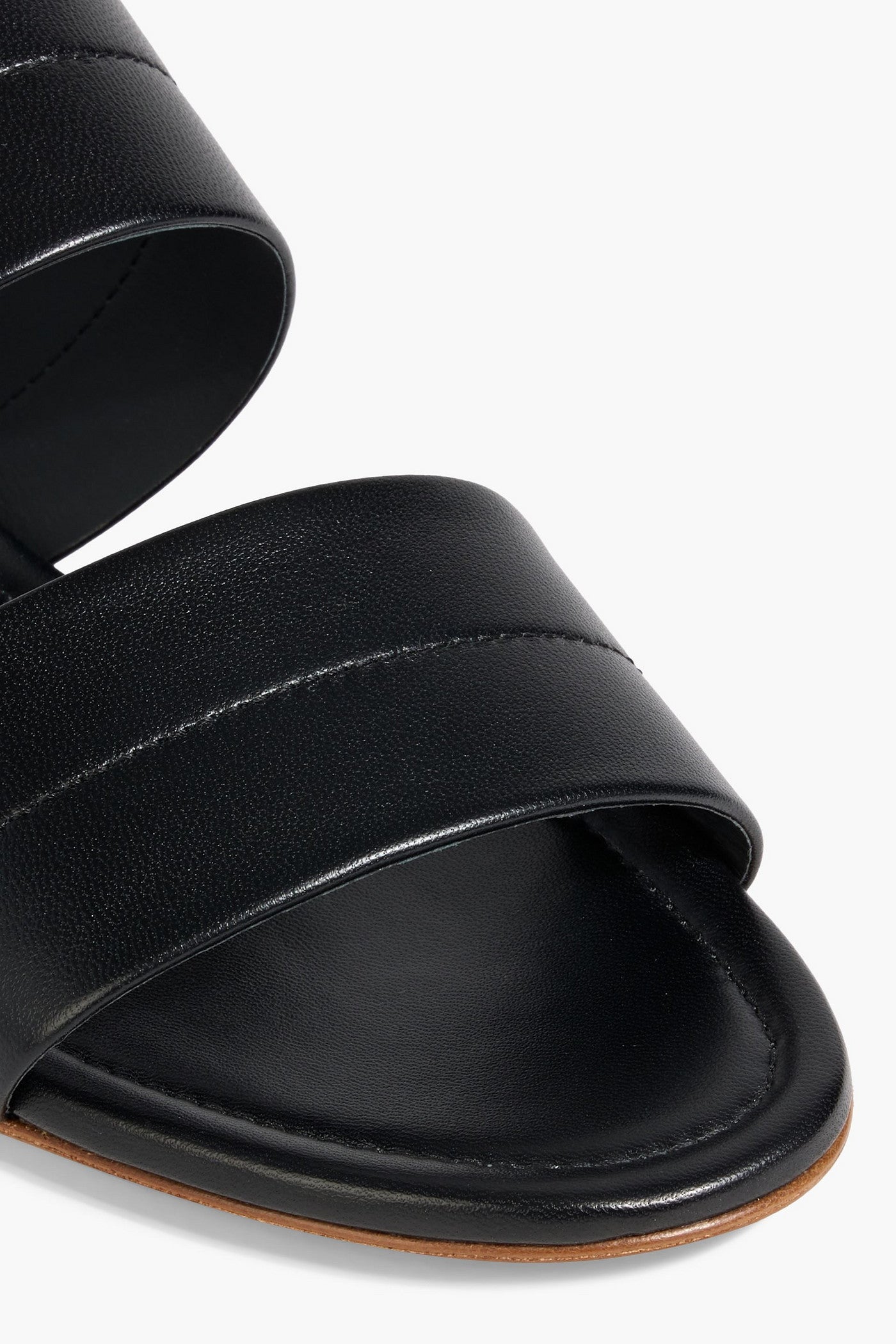 Gabriela Hearst Lora Leather Sandals Black Women's