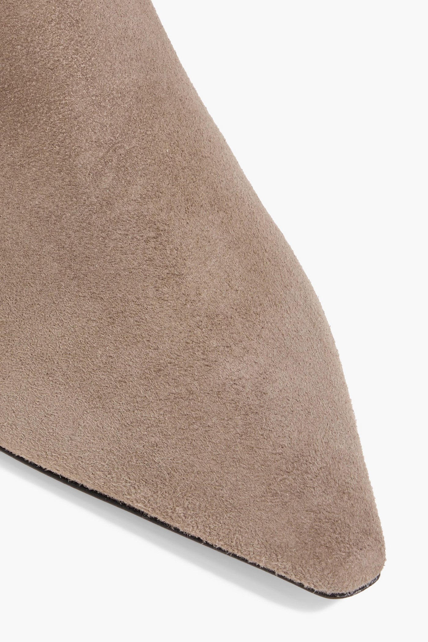 Stuart Weitzman Naomi 50 Suede Knee Boots Taupe Women's