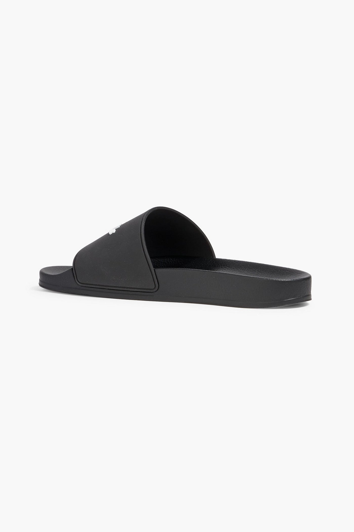 Palm Angels Appliqud Rubber Slides Black