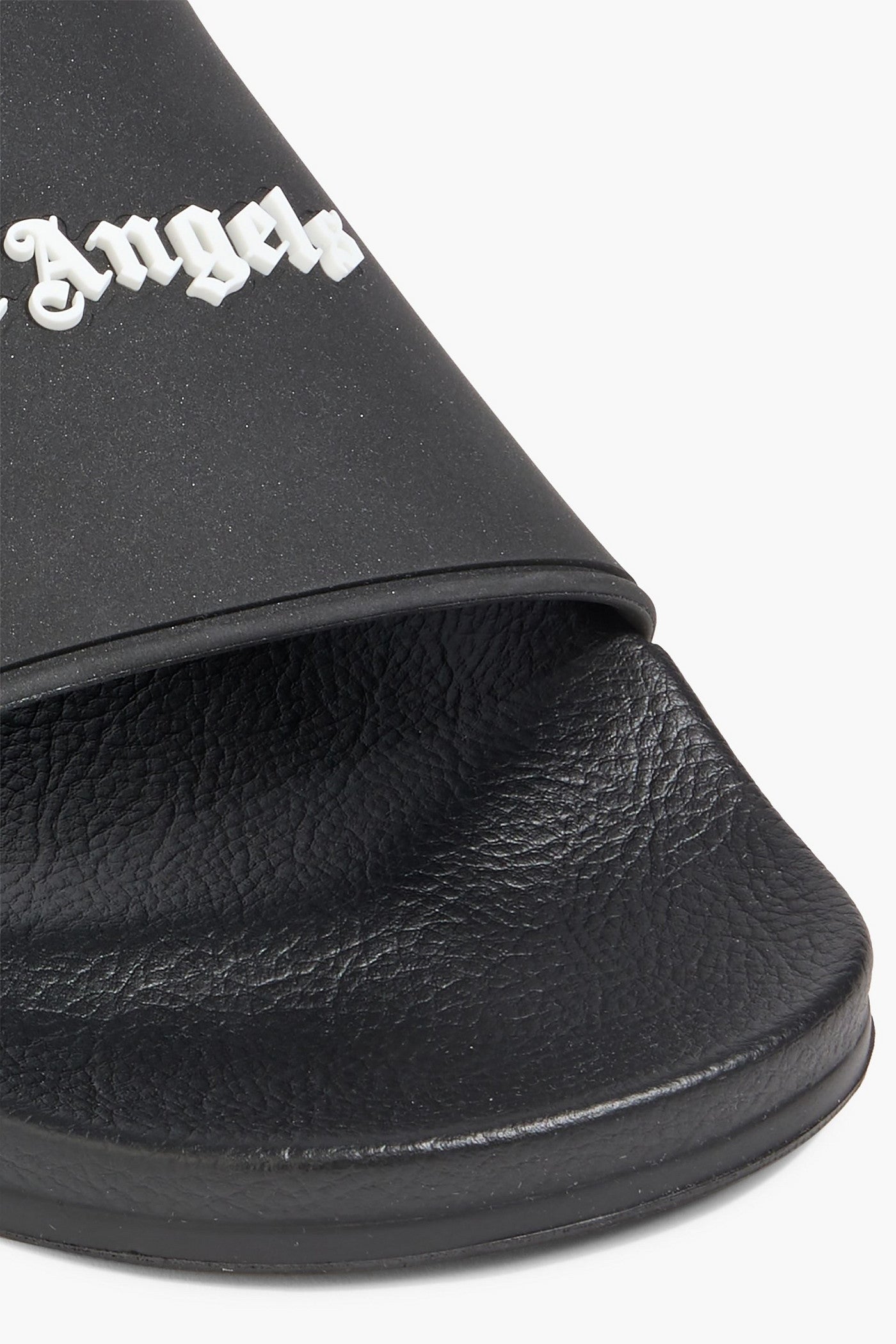 Palm Angels Appliqud Rubber Slides Black