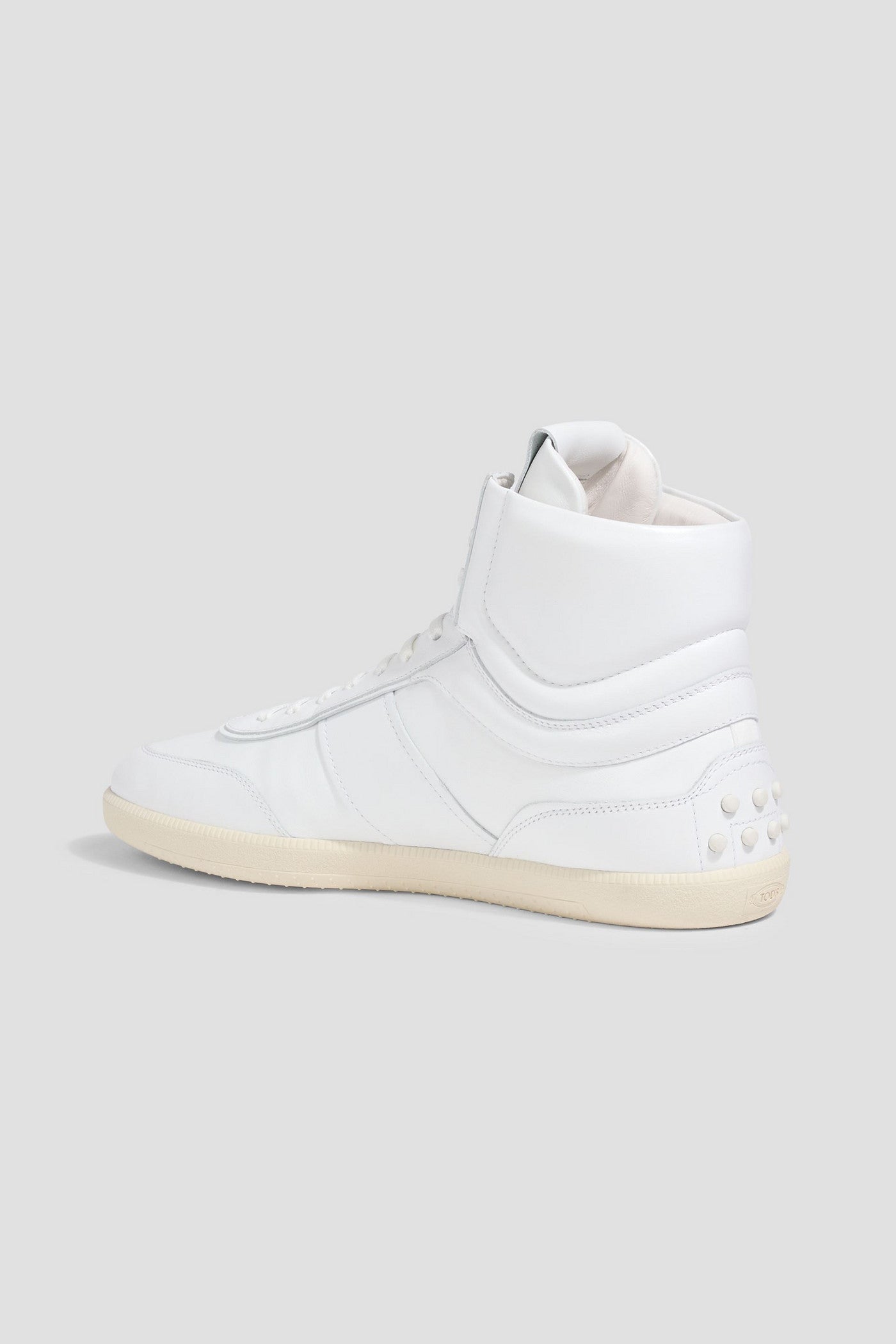 Tod's Leather High-Top Sneakers White