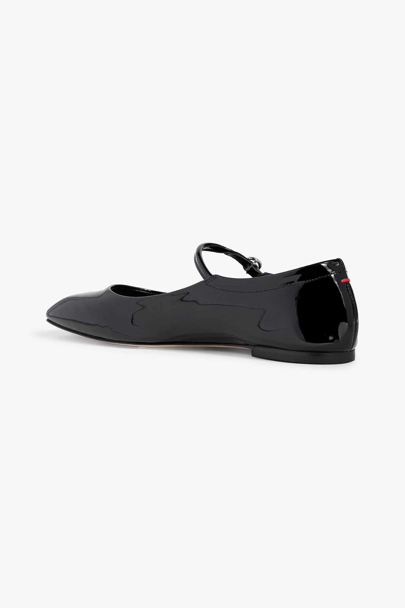Aeyde Patent-Leather Mary Jane Flats Black Women's
