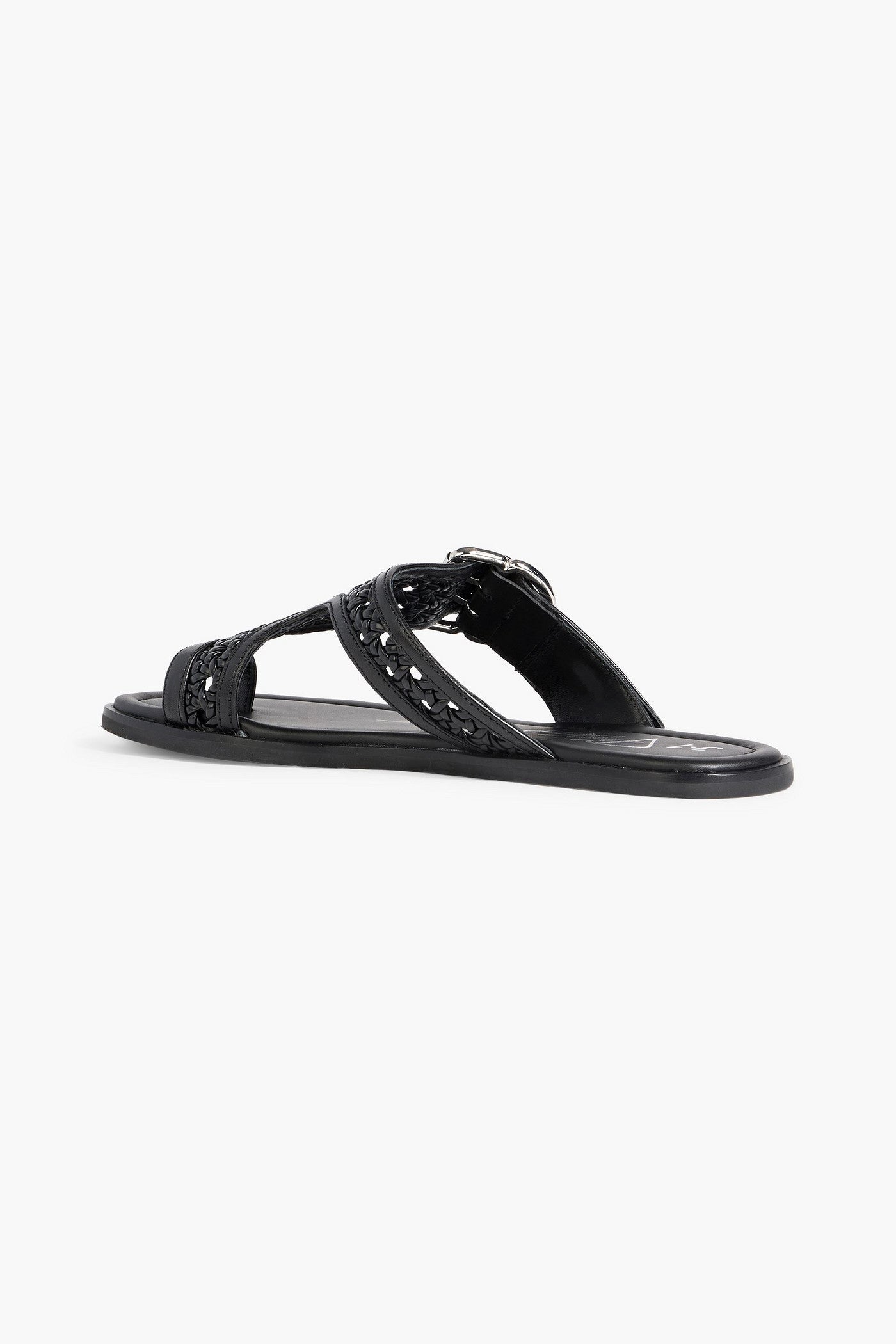 3.1 Phillip Lim Z-Strap Macram Leather Sandals Black Women's