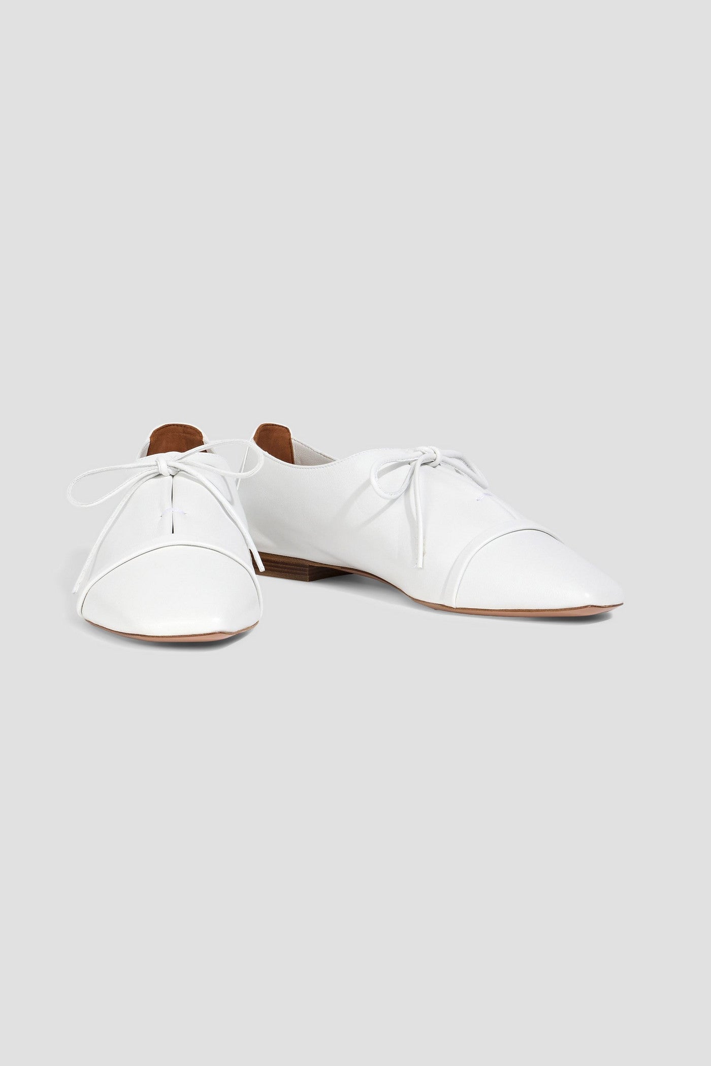 Malone Souliers Jean Leather Loafers White Women's