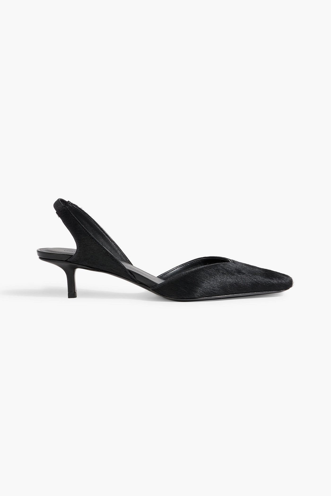 Loulou Studio Emisa Calf Hair Slingback Pumps Black Women's