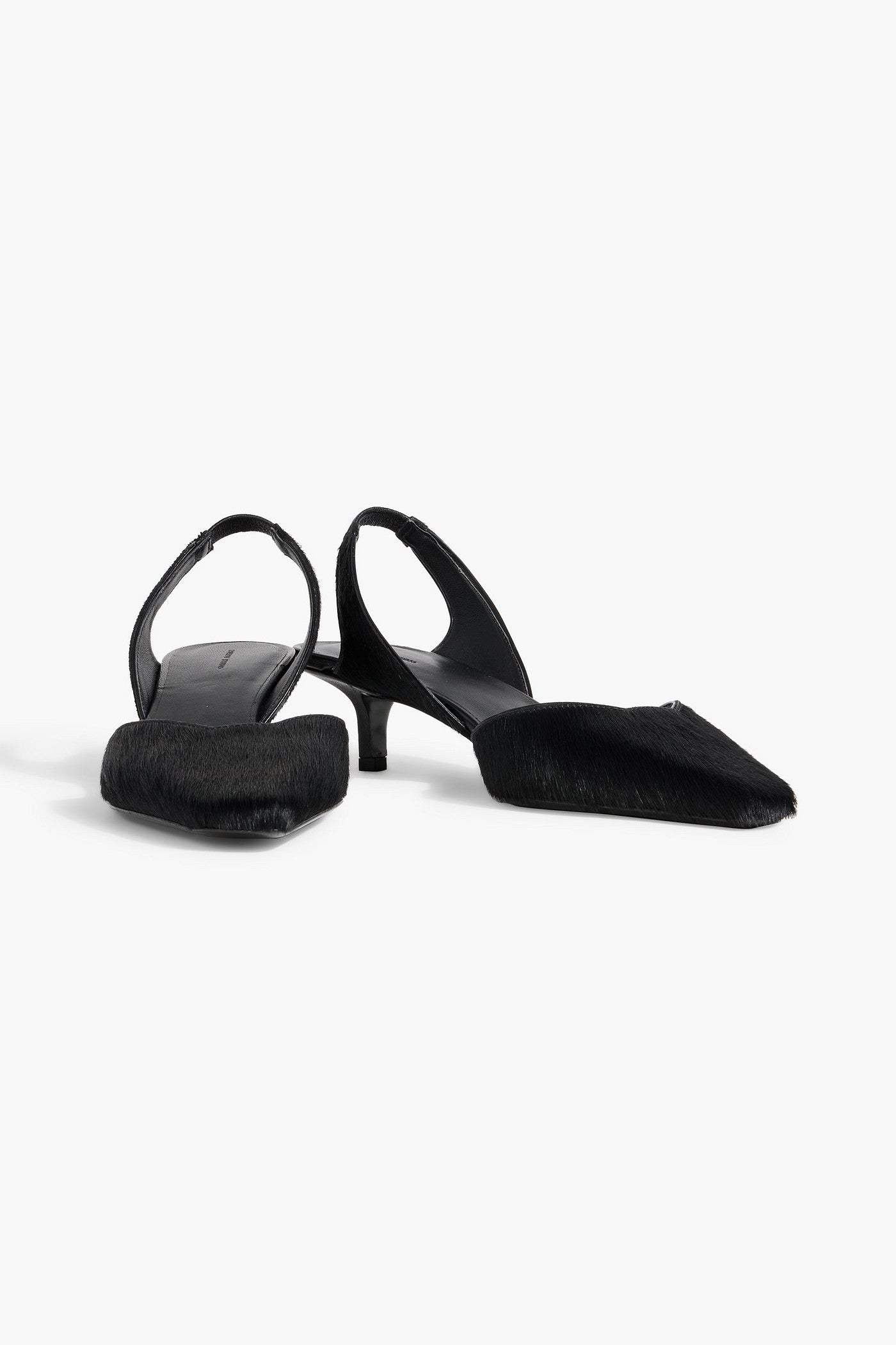 Loulou Studio Emisa Calf Hair Slingback Pumps Black Women's