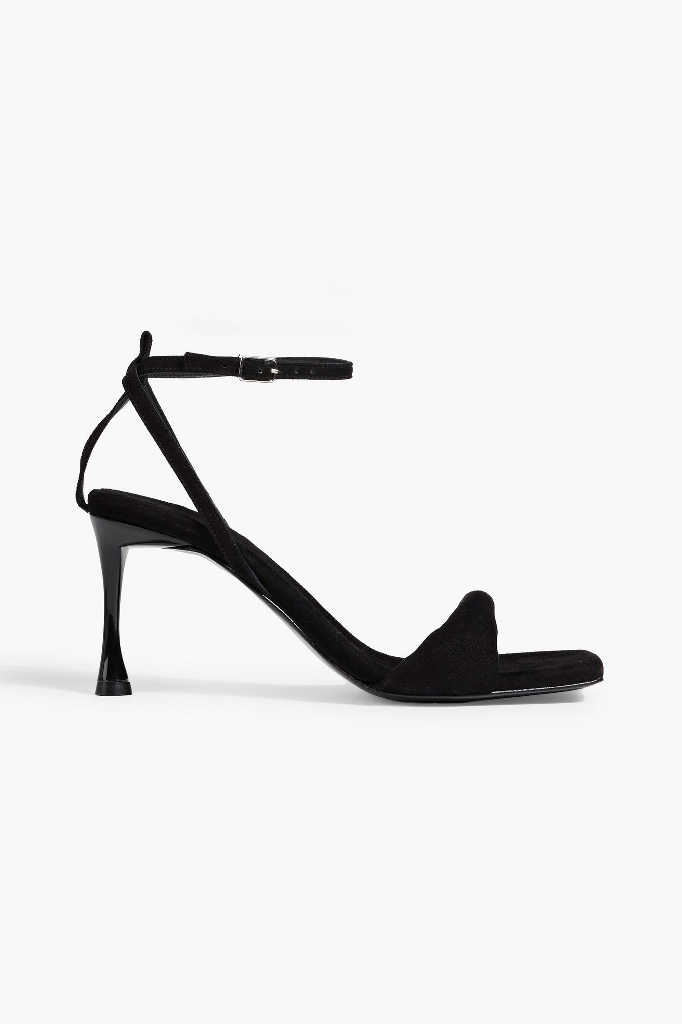 Tibi Hugh Suede Sandals Black Women's