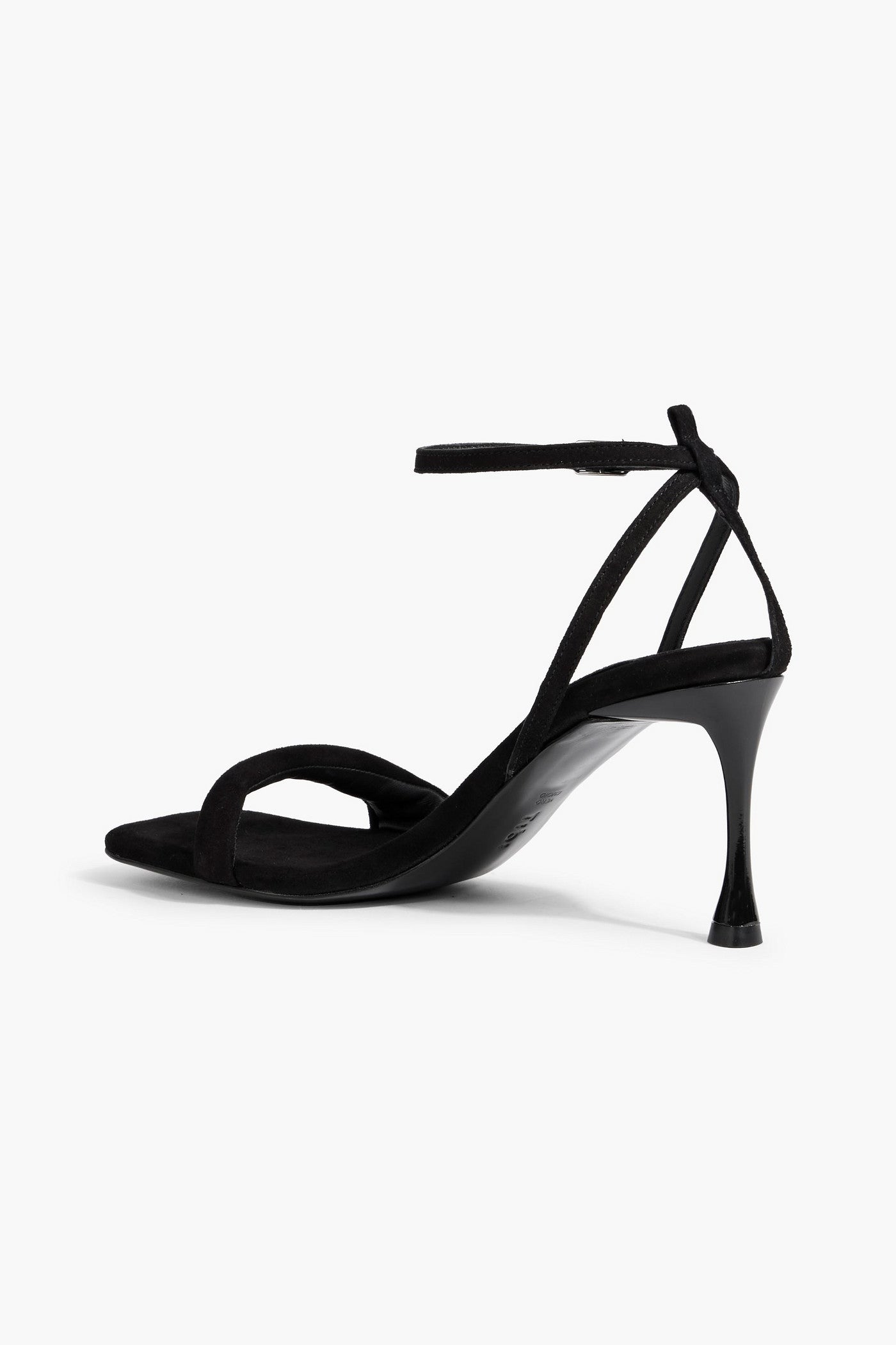 Tibi Hugh Suede Sandals Black Women's