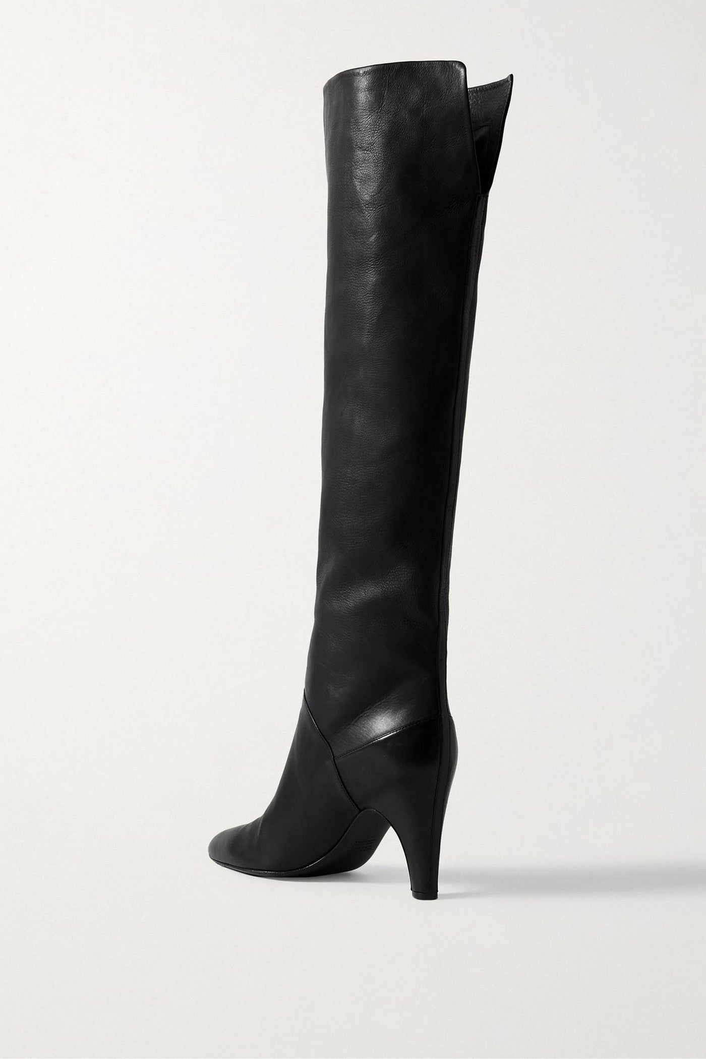 Gabriela Hearst Hana Leather Over-The-Knee Boots Black Women's