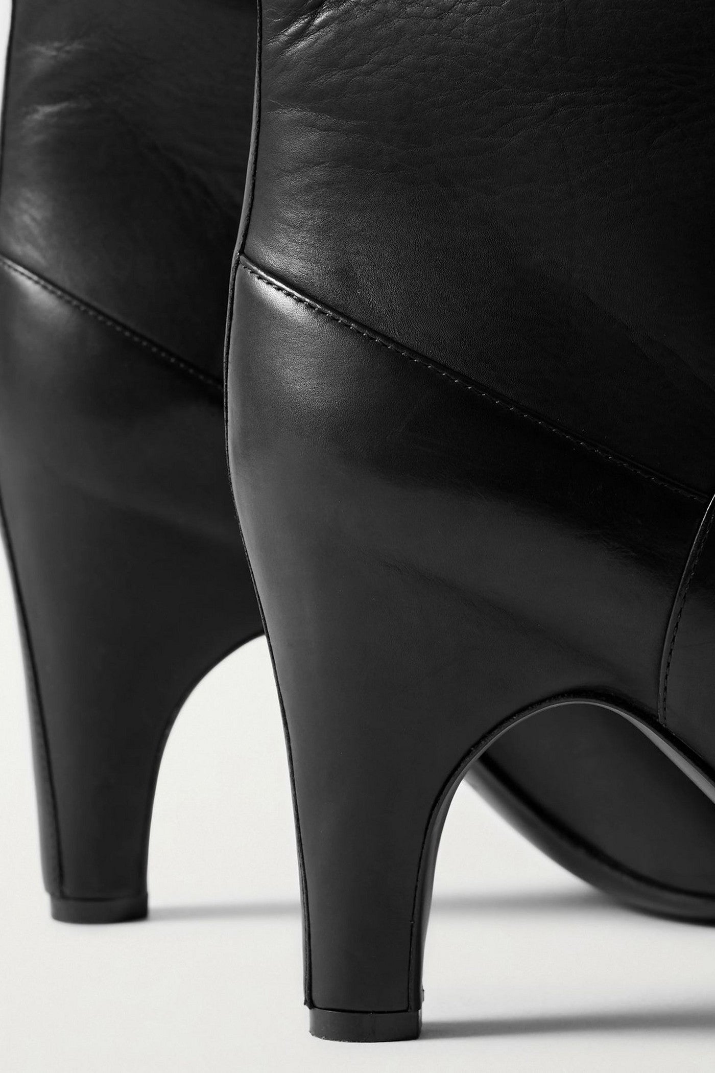 Gabriela Hearst Hana Leather Over-The-Knee Boots Black Women's