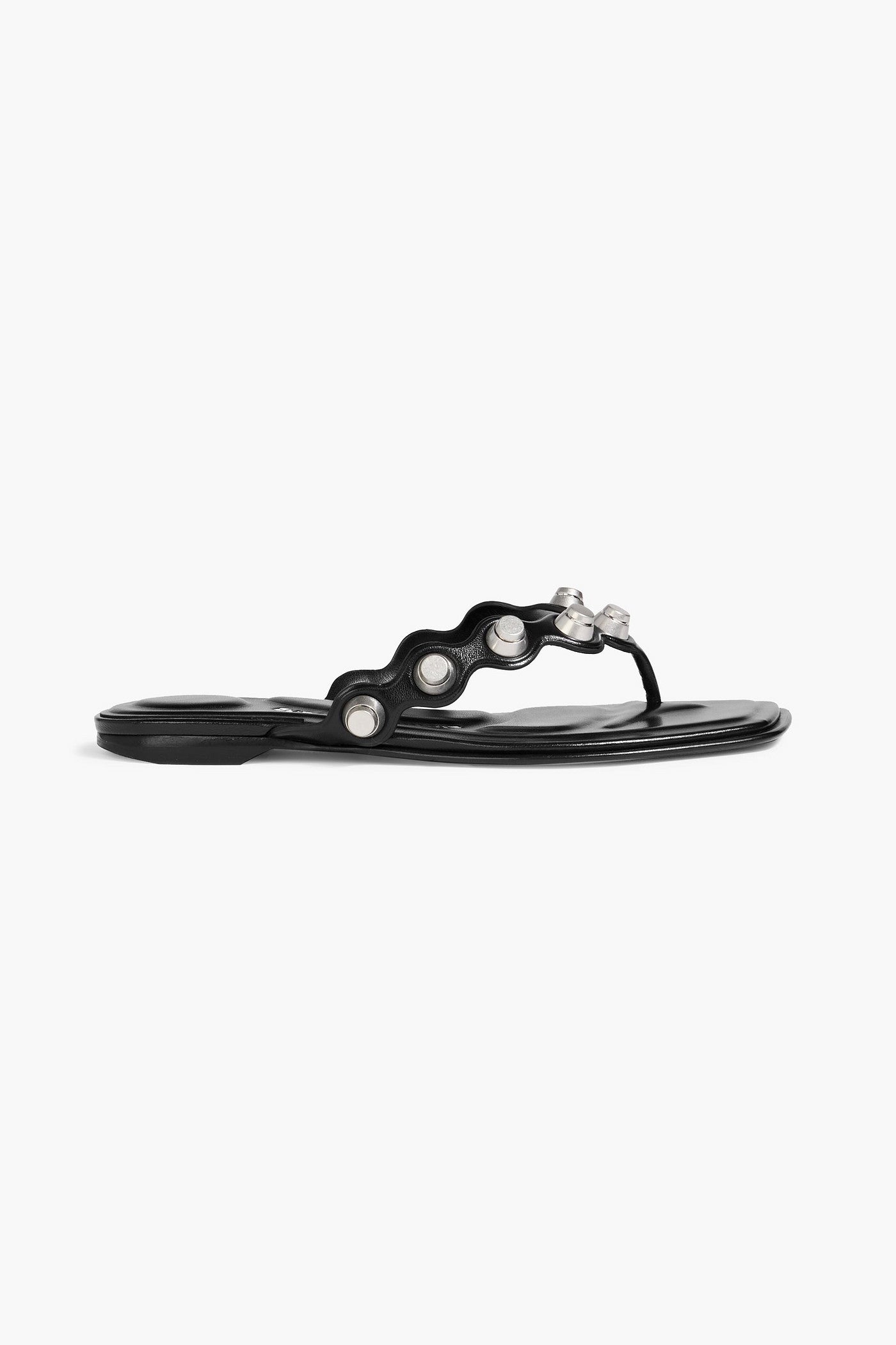 Alexander Wang Riot 85 Studded Leather Sandals Black Women's