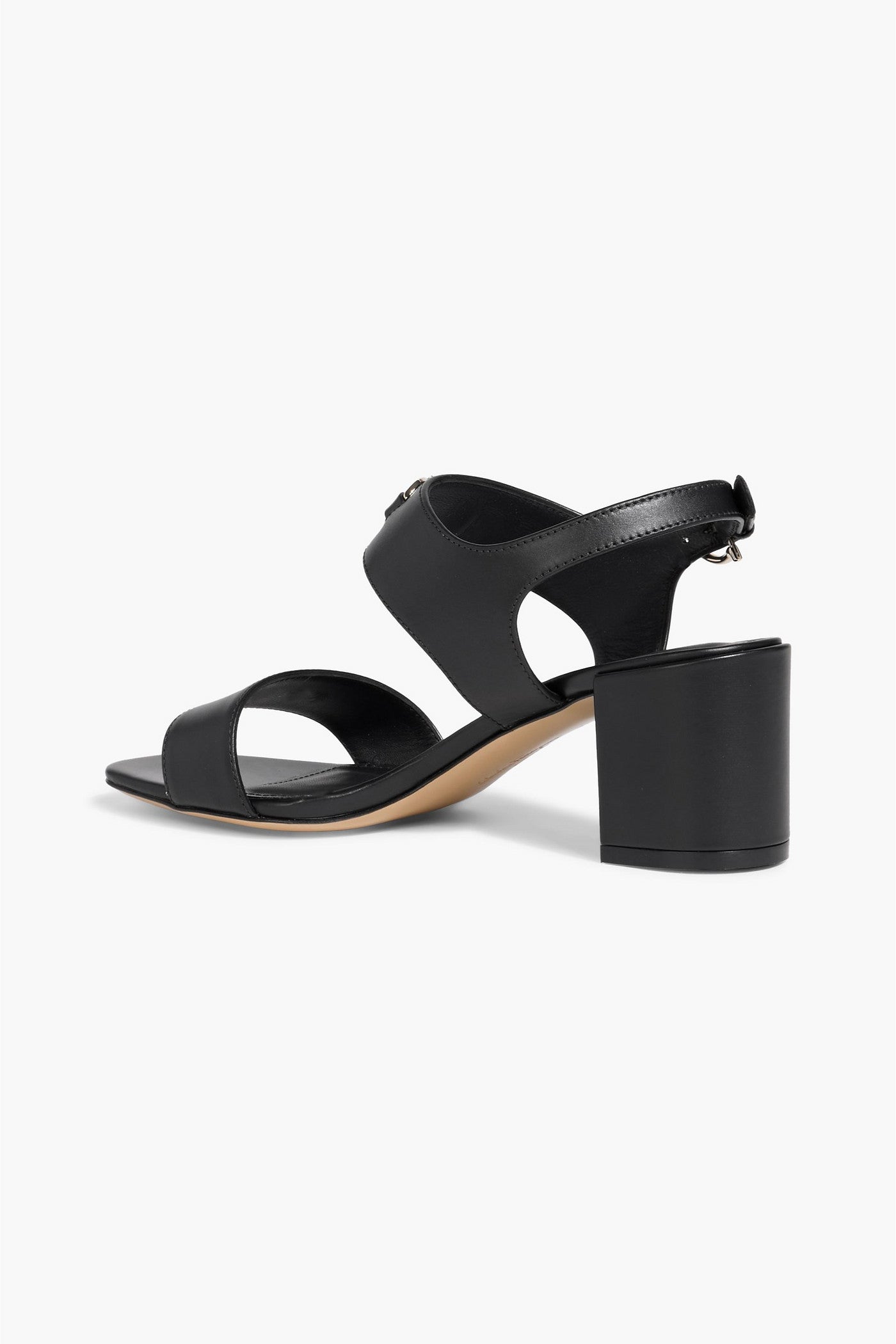 Ferragamo Cayla Leather Sandals Black Women's