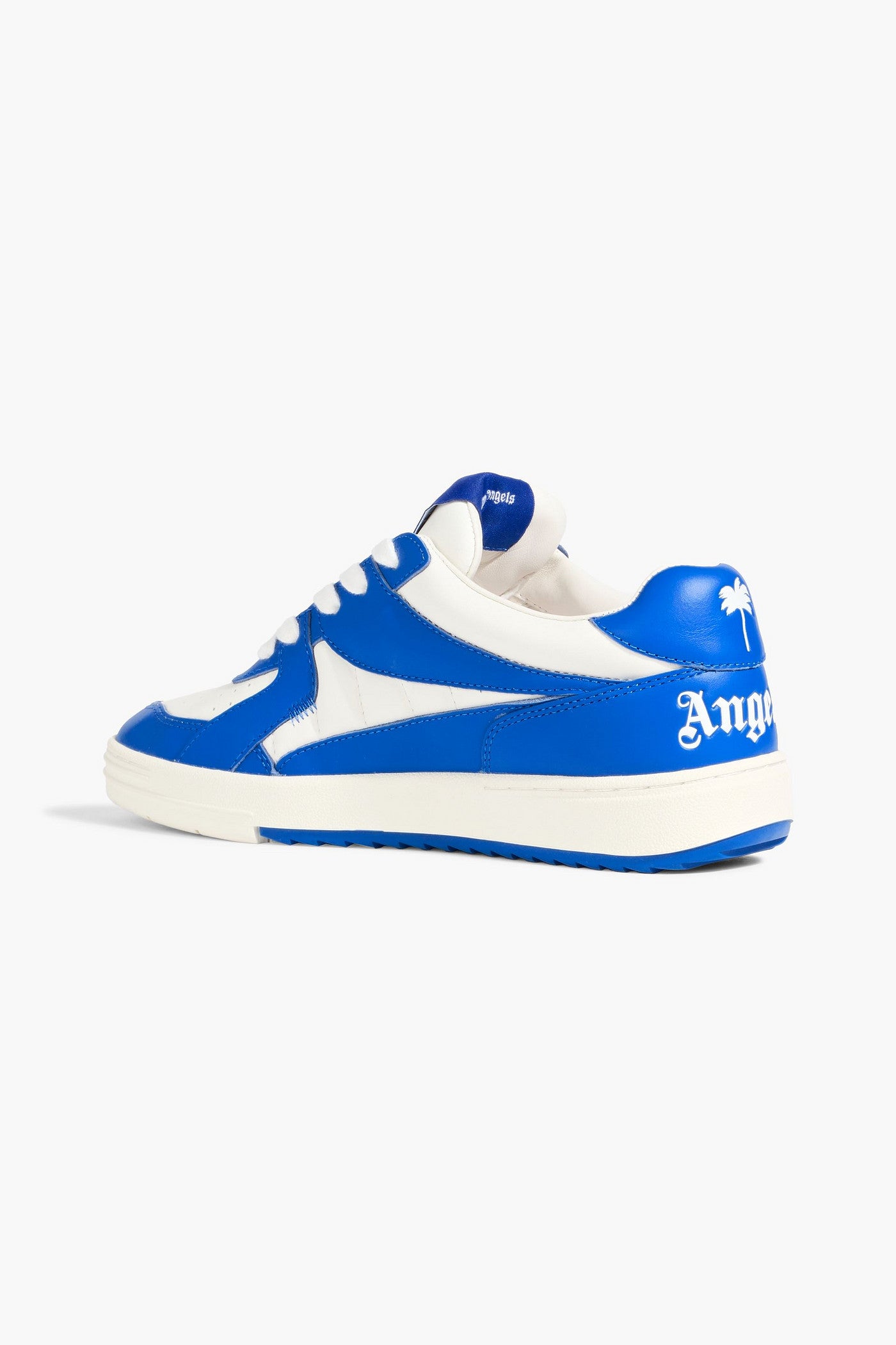 Palm Angels Two-Tone Leather Sneakers Cobalt Blue