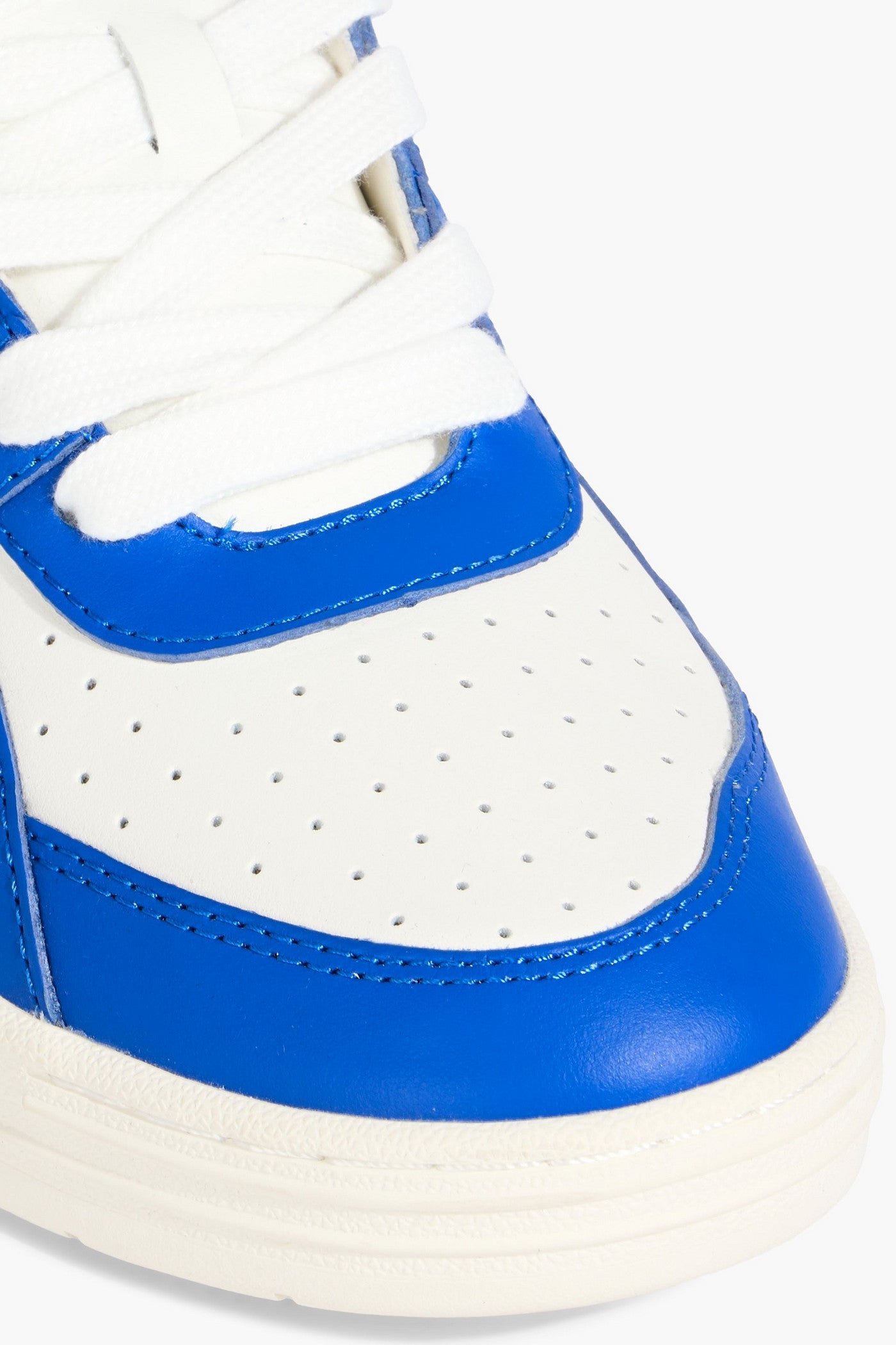 Palm Angels Two-Tone Leather Sneakers Cobalt Blue