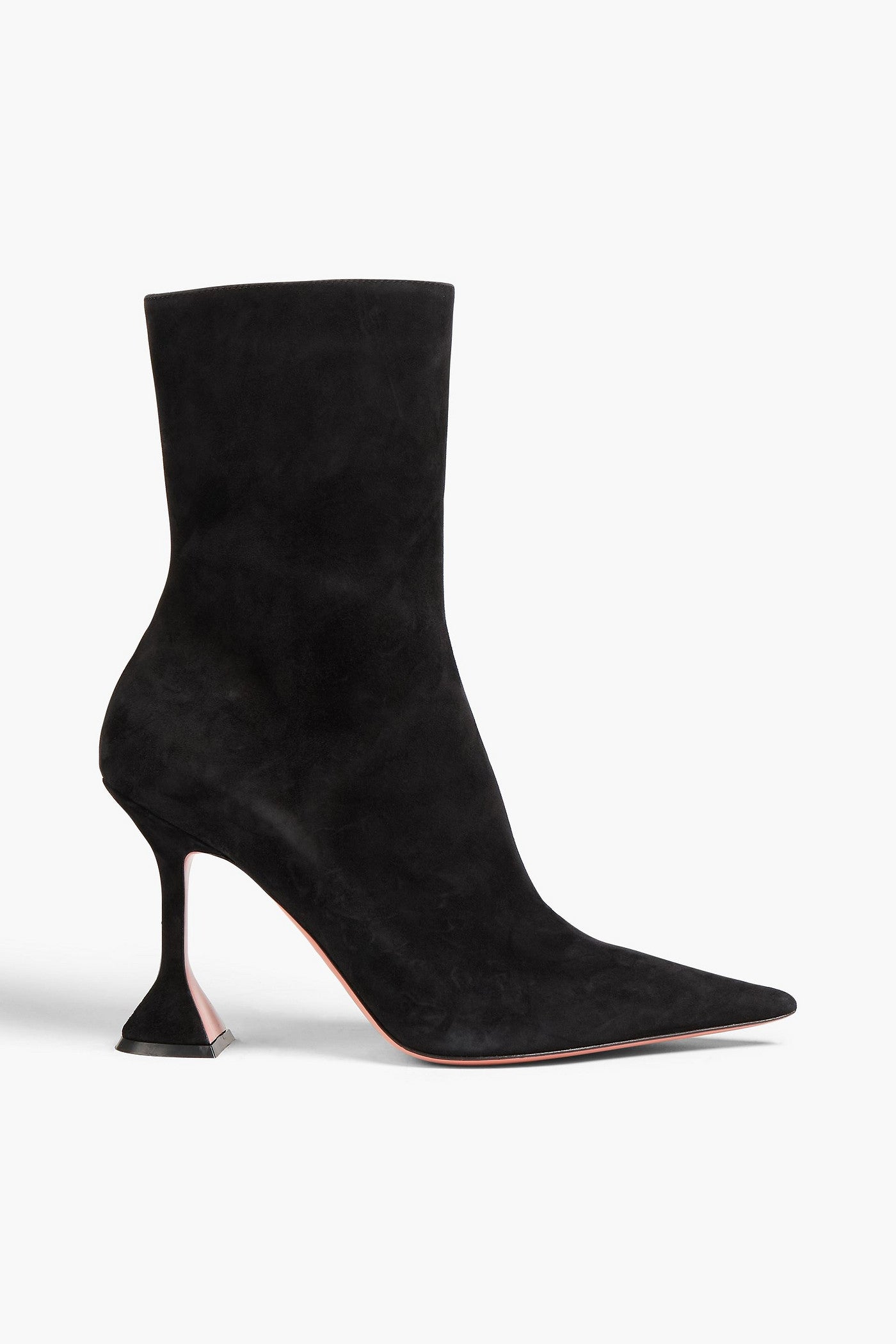 Amina Muaddi Giorgia Studded Ankle Boots Black Women's
