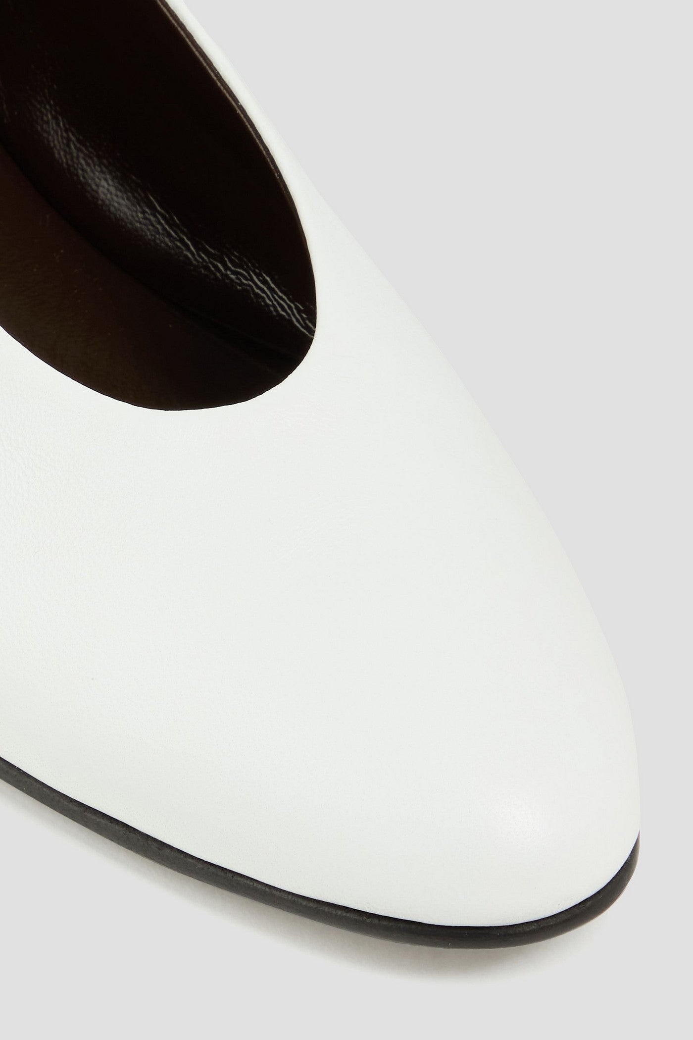 Tove Darcy Leather Ballet Flats White Women's