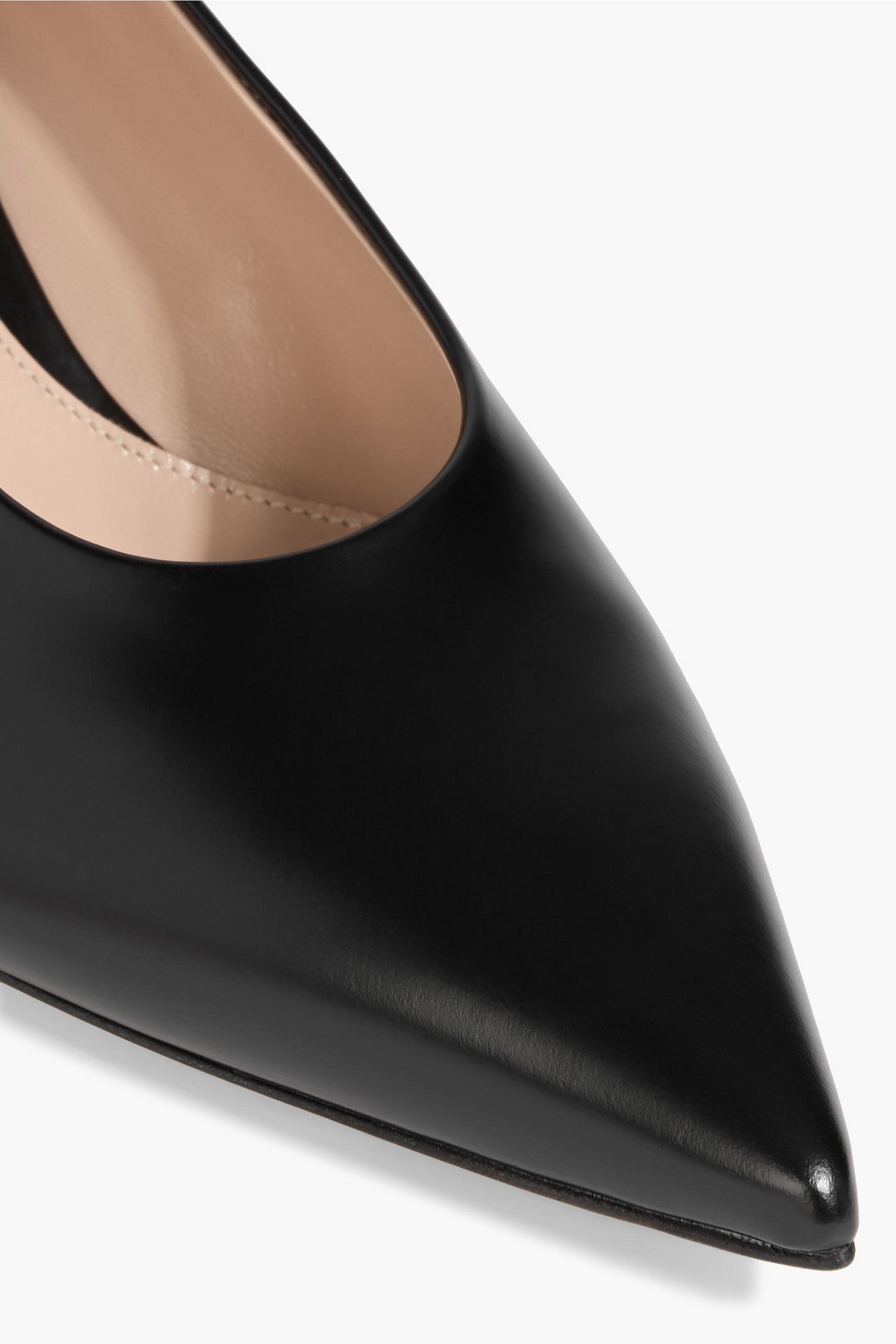 Gianvito Rossi Robbie 55 Leather Pumps Black Women's
