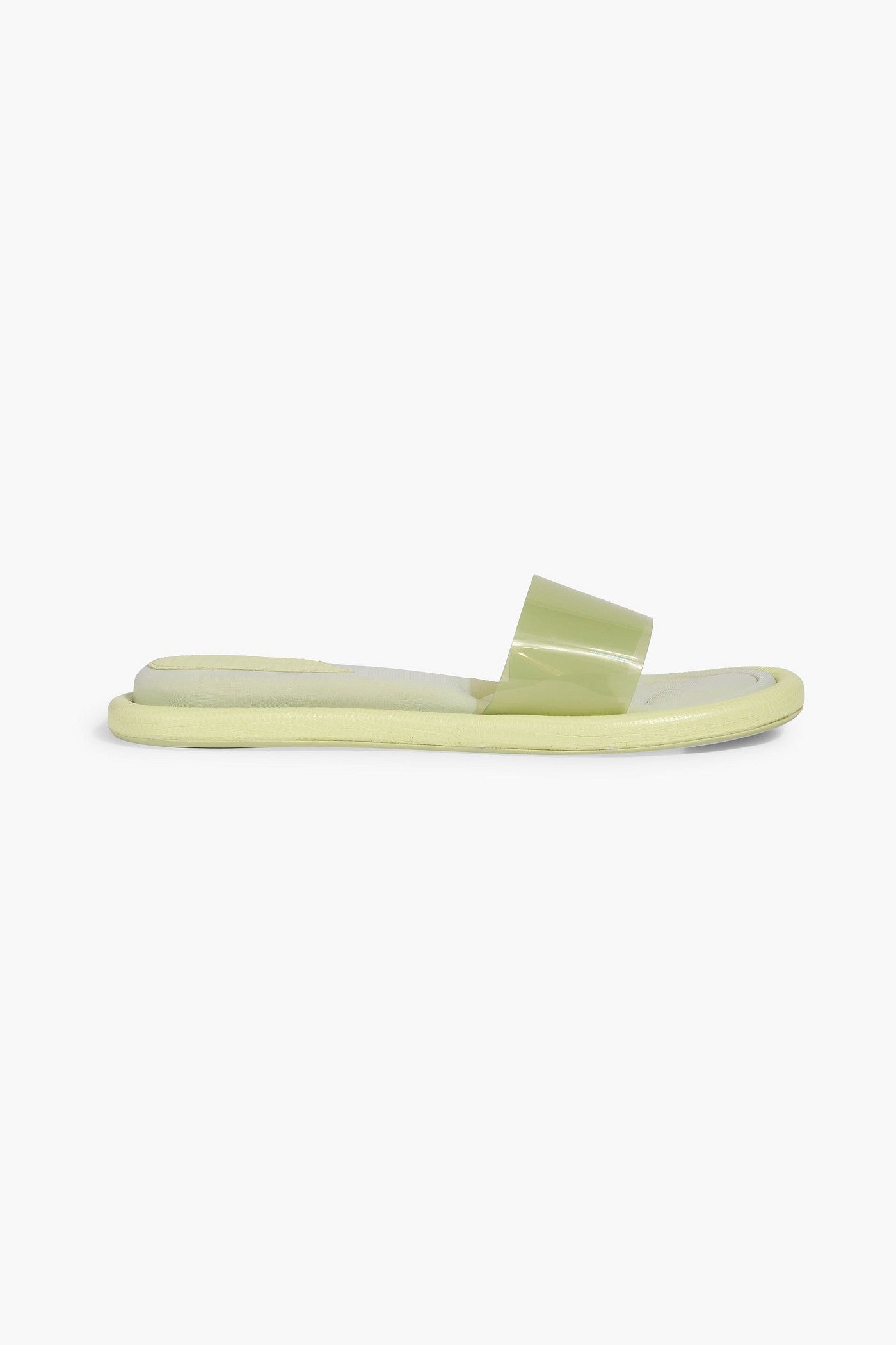 Cult Gaia Aldari Pvc Slides Light Green Women's