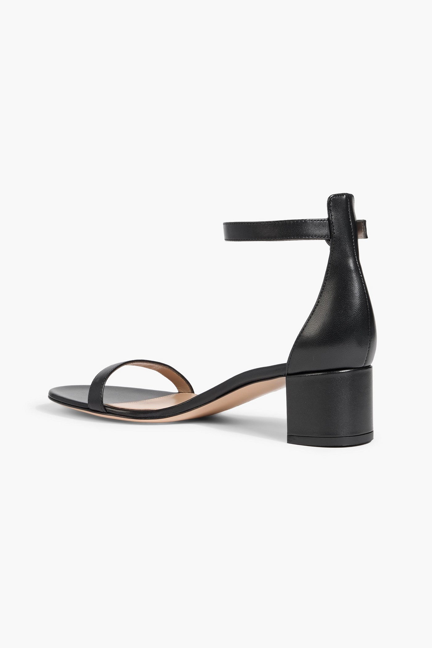Gianvito Rossi Gaeta 45 Leather Sandals Black Women's
