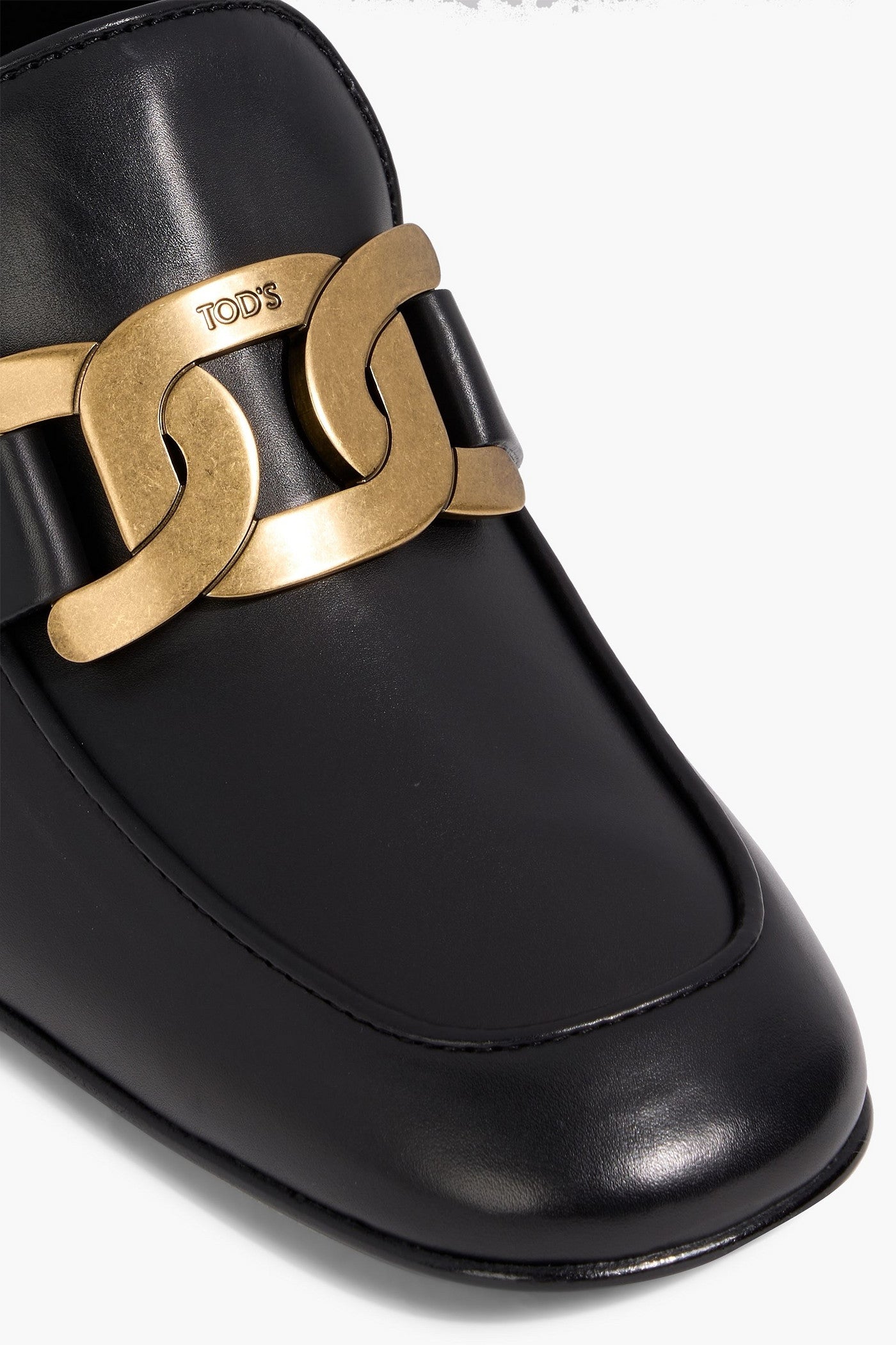 Tod's Embellished Leather Pumps Black Women's