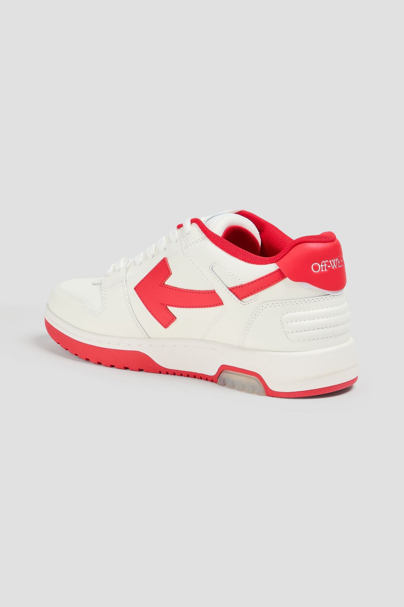 Off-White Out Of Office Leather Sneakers Ivory