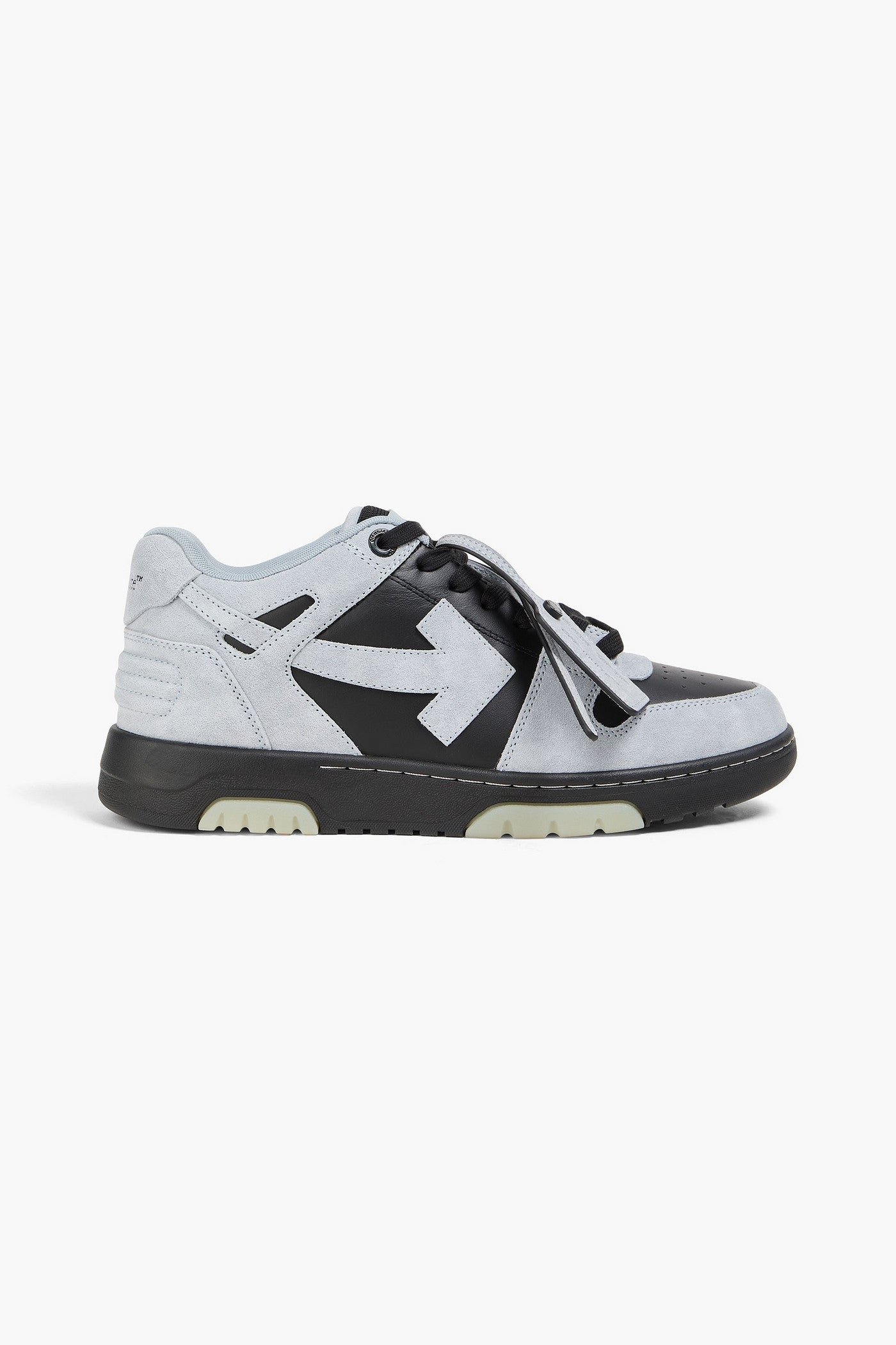 Off-White Out Of Office Suede And Leather Sneakers Black