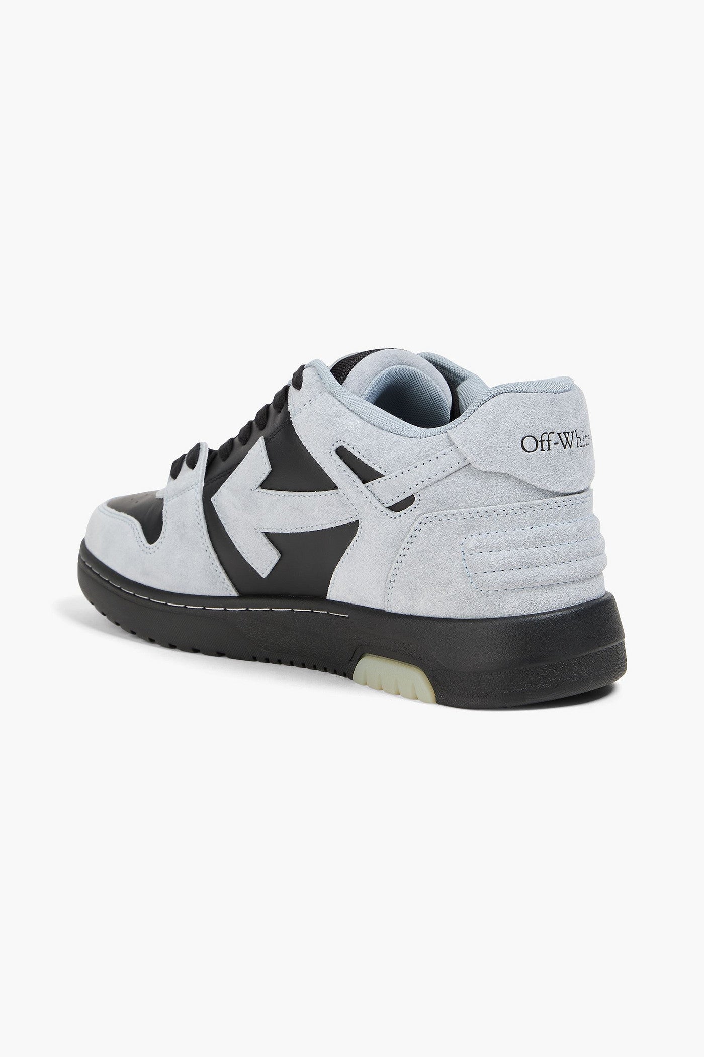 Off-White Out Of Office Suede And Leather Sneakers Black