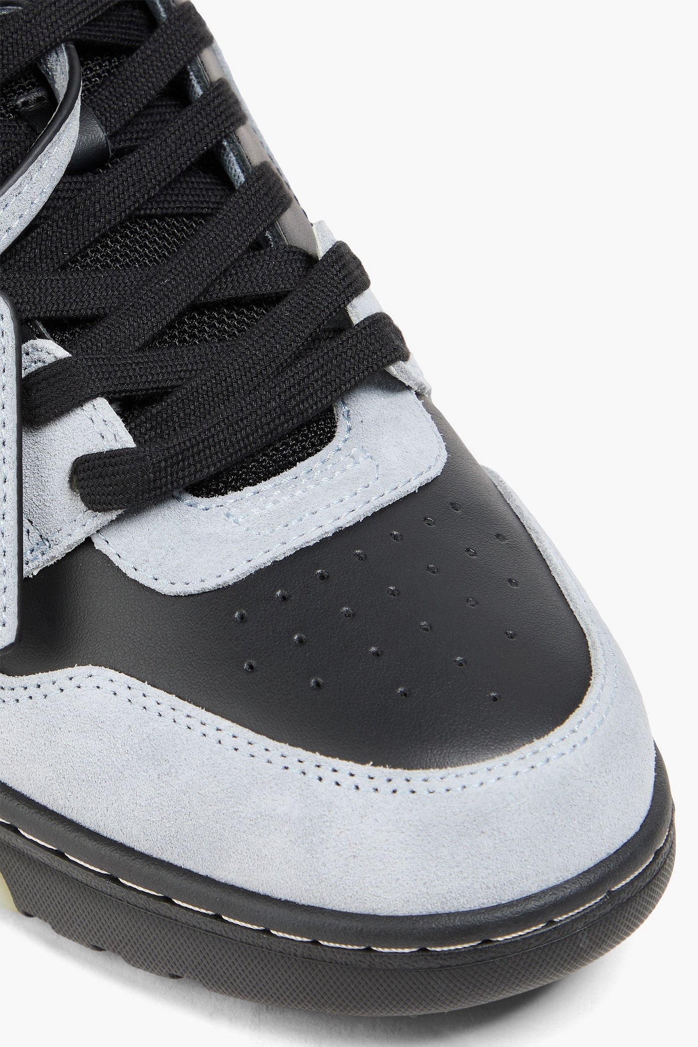 Off-White Out Of Office Suede And Leather Sneakers Black
