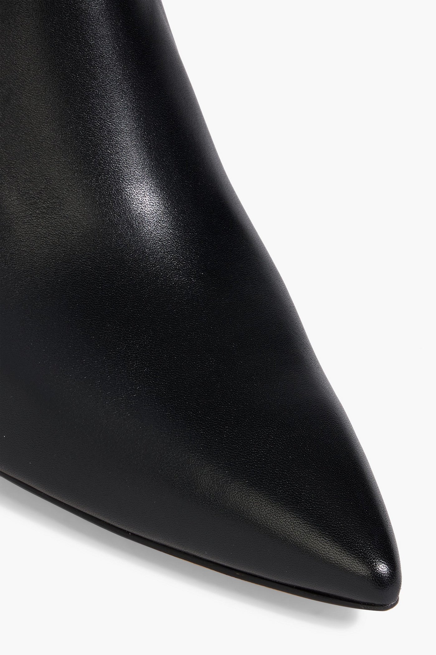 Stuart Weitzman Renegade 75 Leather Ankle Boots Black Women's